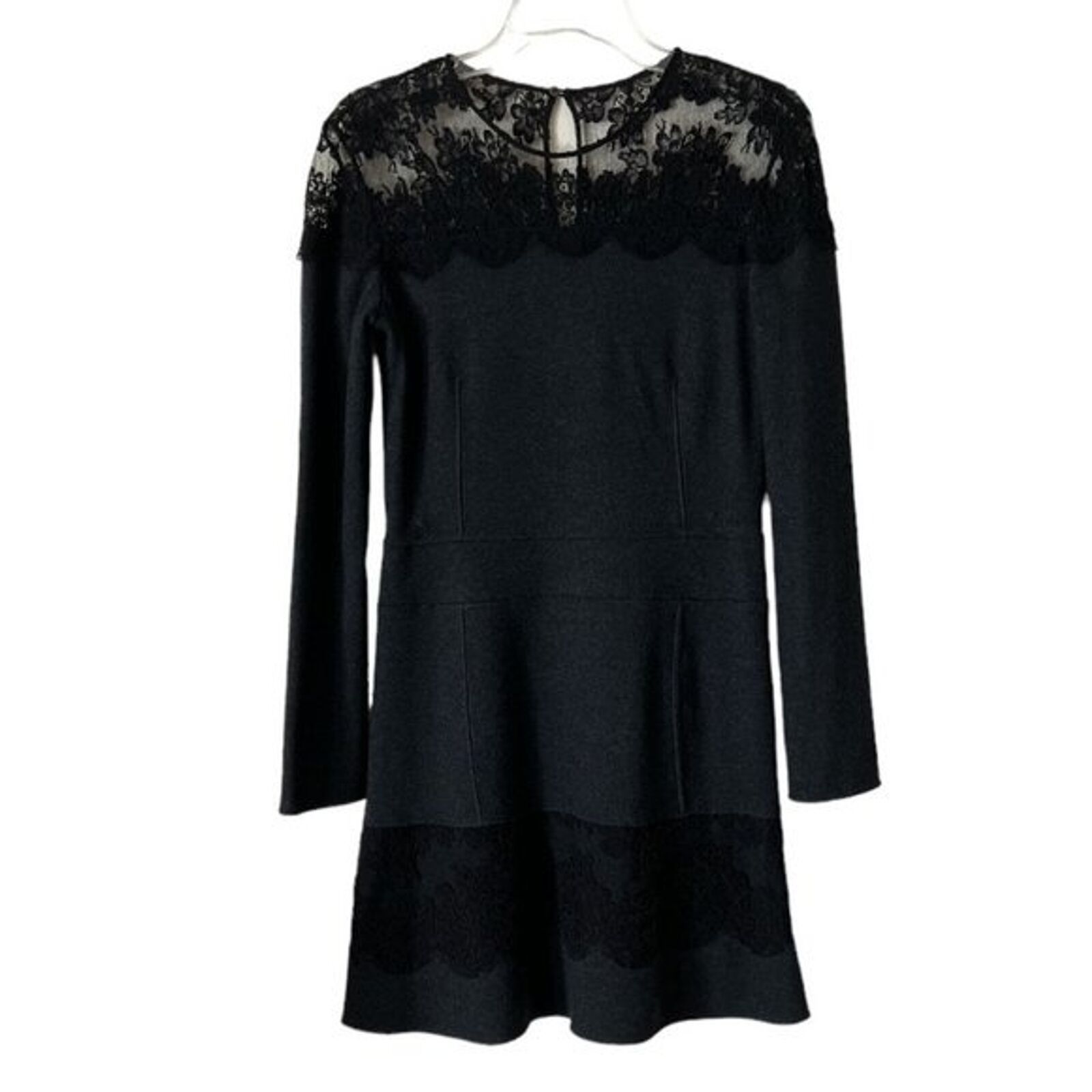 Roberto Cavalli ROBERTO CAVALLI Black/Gray Mini Dress, M/US6/IT42 SRP: $1995 Size M / US 6-8 / IT 42-44 - 3 Thumbnail