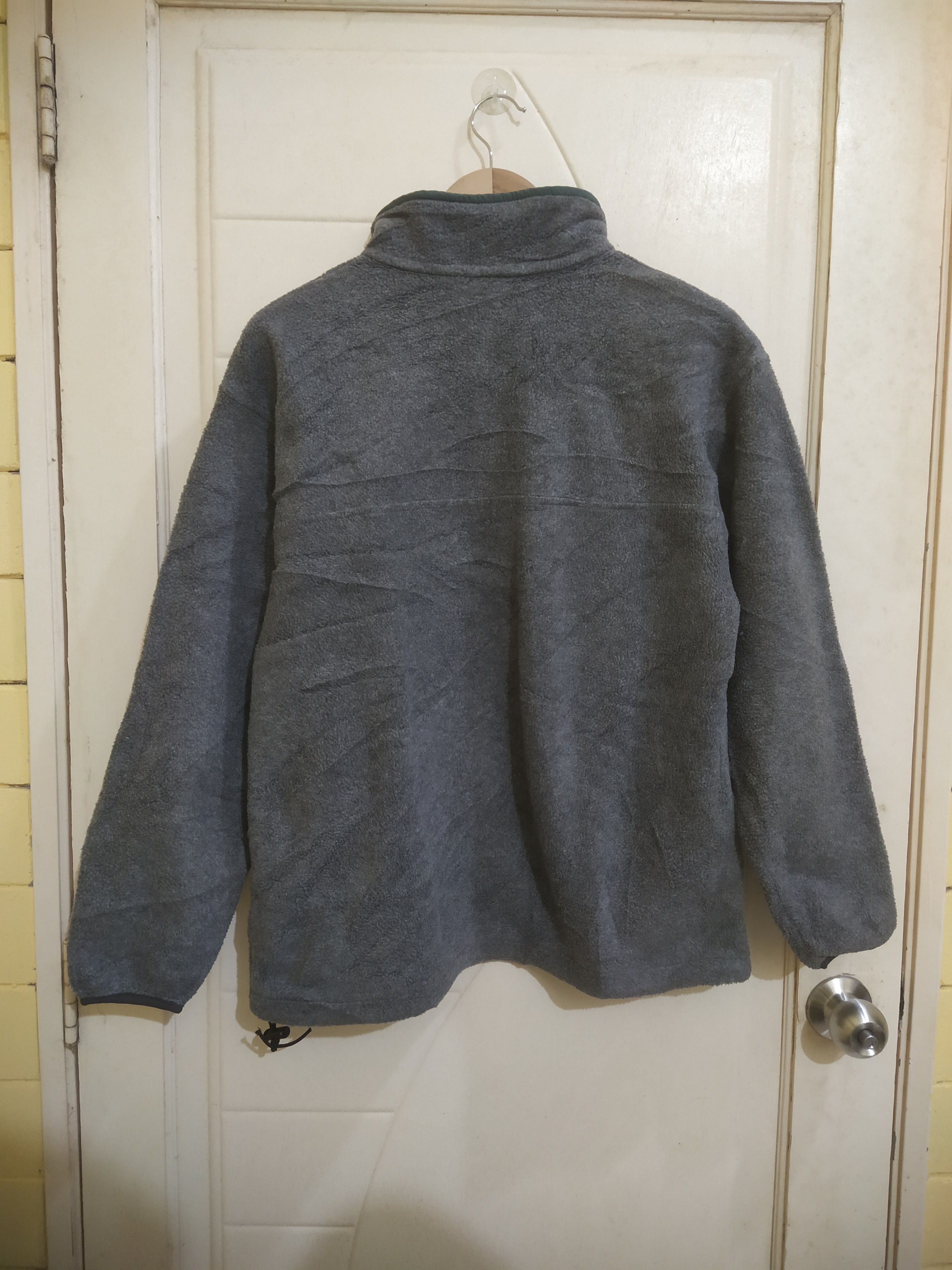 L.L. Bean L.L Bean Vintage Blue Snap Button Fleece Pullover Jumper Size US M / EU 48-50 / 2 - 4 Thumbnail