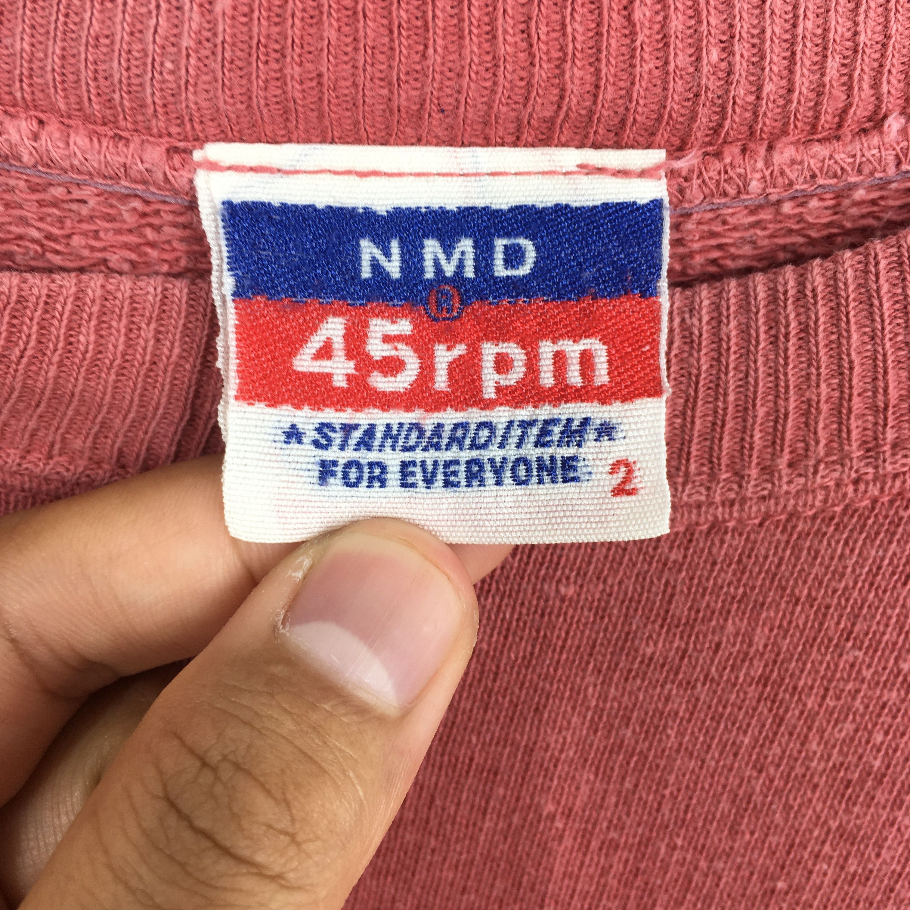45rpm × Japanese Brand Vintage 45RPM Studio Japan Pink Sweatshirt Medium Size US M / EU 48-50 / 2 - 5 Thumbnail