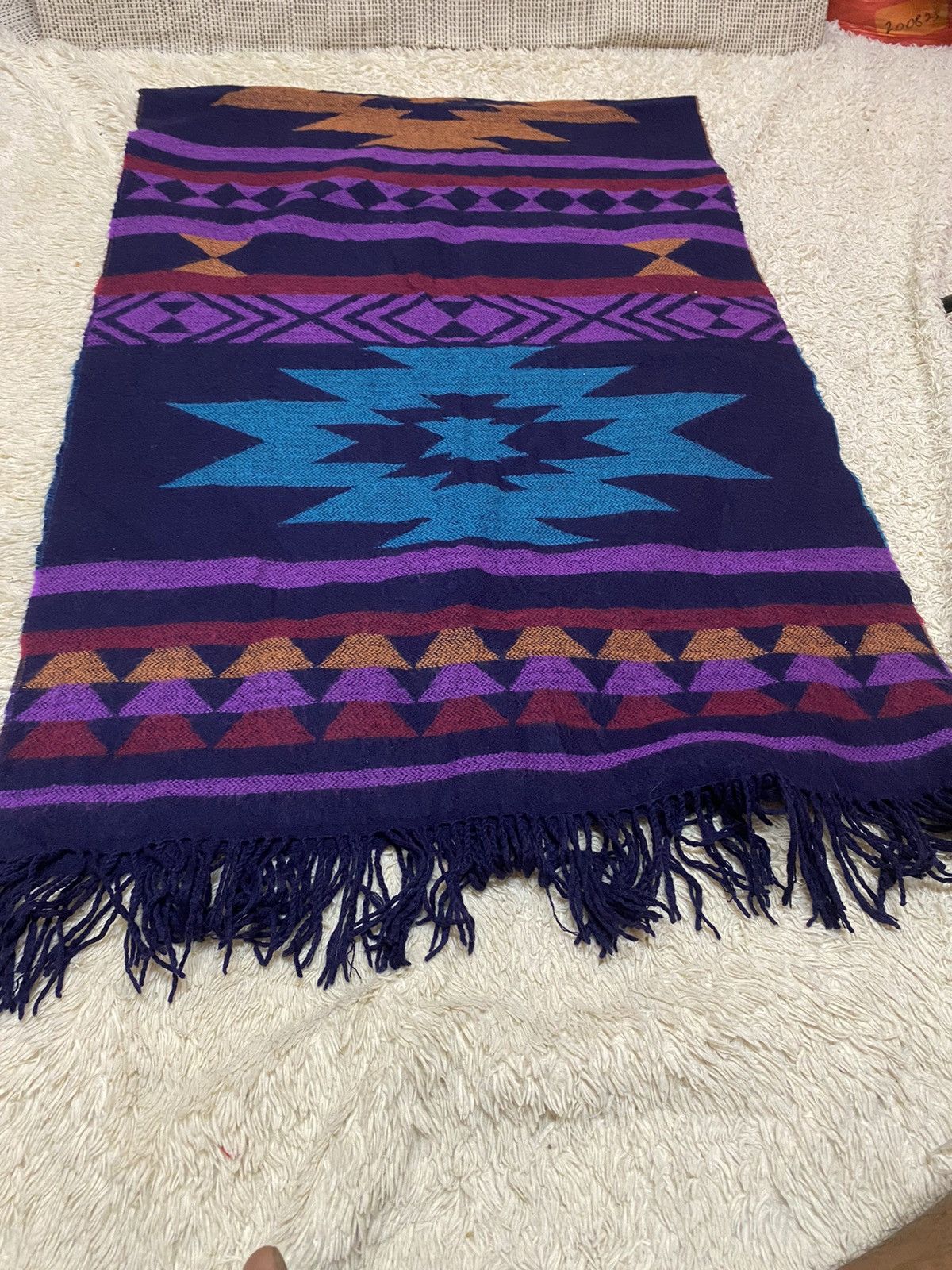 Vintage ‼️VINTAGE NAVAJO SCARF/MUFLLER VERY RARE‼️ Size ONE SIZE - 2 Thumbnail