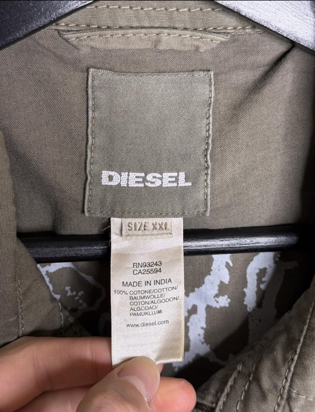 Diesel Diesel Y2K Military Bomber Jacket Bondage Zip Utility xl Size US XL / EU 56 / 4 - 7 Thumbnail