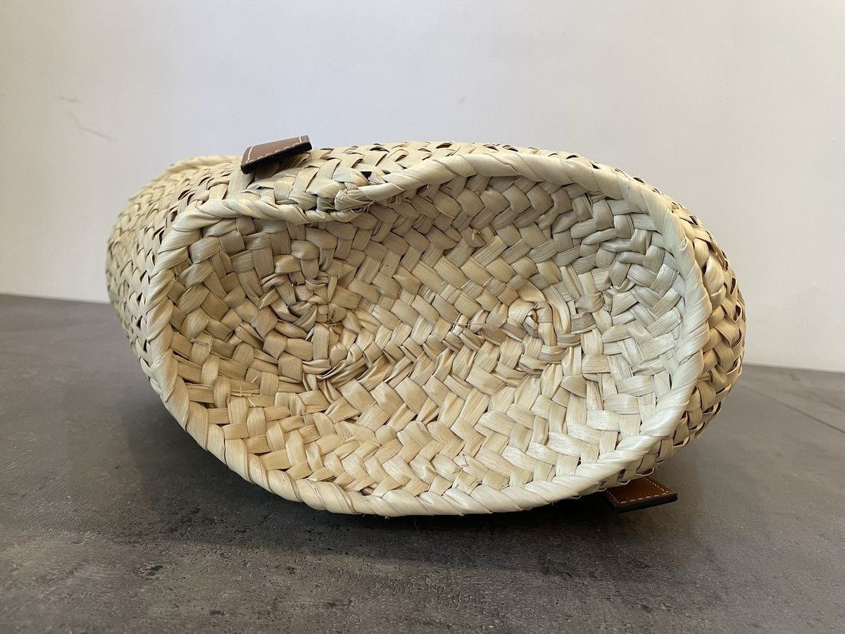Loewe Large basket bag in palm leaf and calfskin Size ONE SIZE - 5 Thumbnail