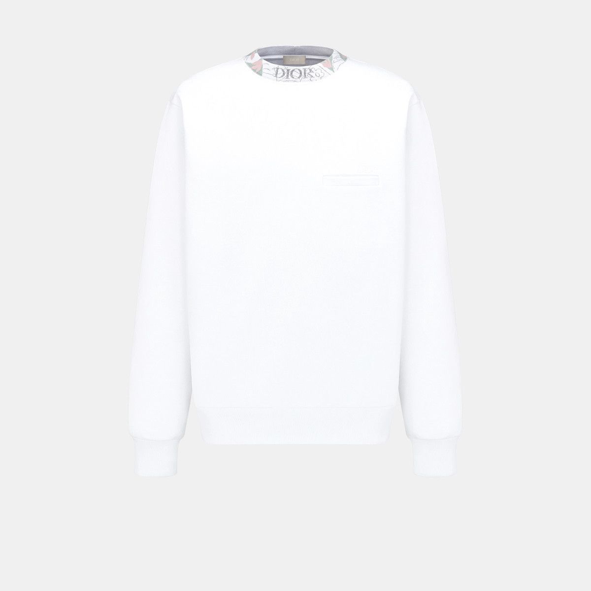 Dior o1bcso1str1224 Relaxed-Fit Sweatshirt in White Size US L / EU 52-54 / 3 - 1 Thumbnail