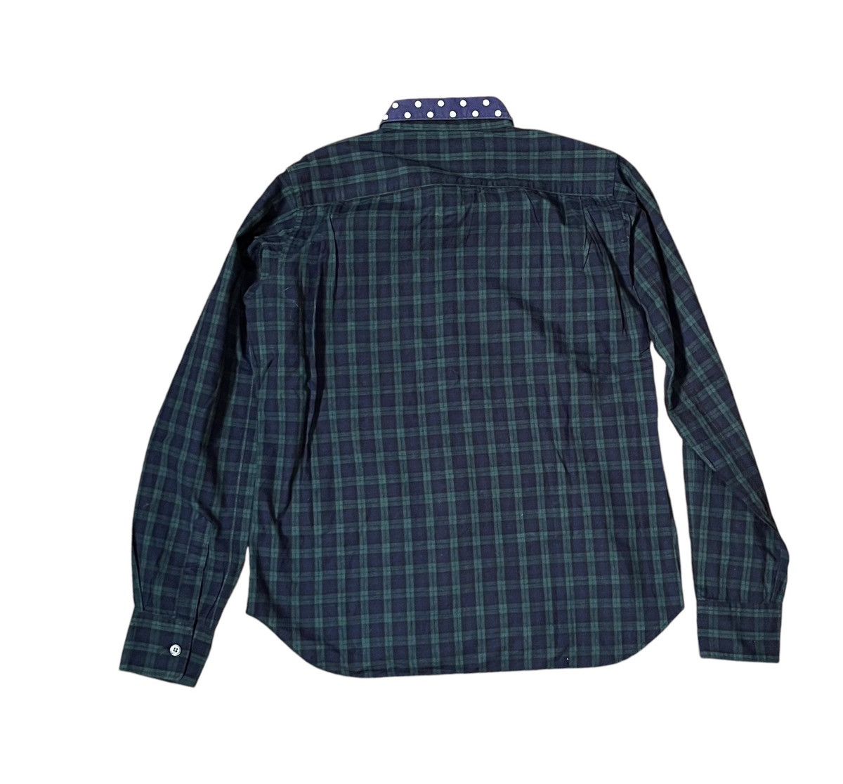 Comme des Garcons *FINAL DROP* Cdg shirt pink logo polkadot plaid shirt Size US S / EU 44-46 / 1 - 4 Thumbnail