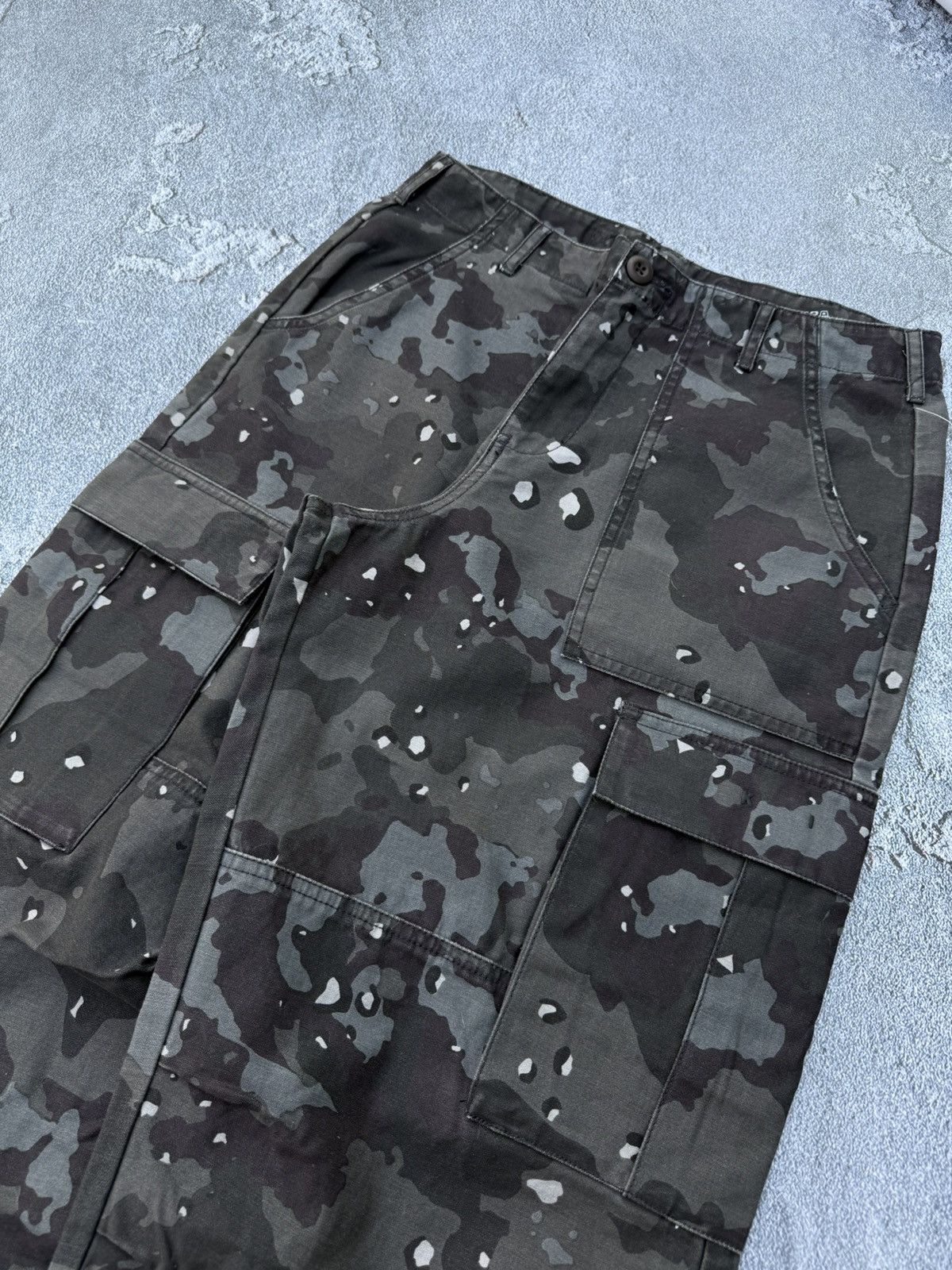 Kith NWT Kith Jaden Midnight Cookie Camo Logo Wide Aviator Pants Size US 30 / EU 46 - 4 Thumbnail