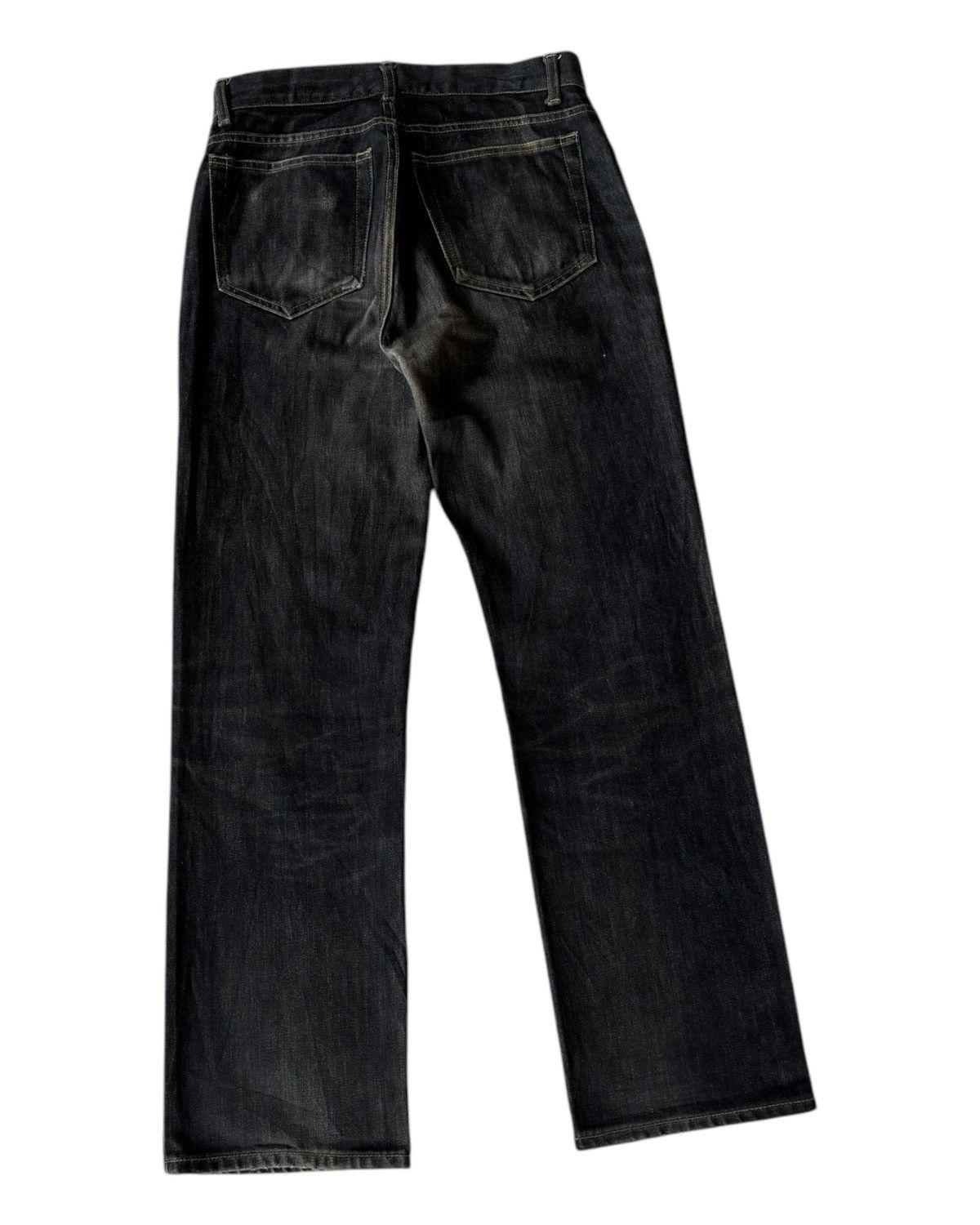 Kapital 🔥VINTAGE CLAWMARK BLACK DENIM J.CREW DISTRESSED DENIM Size US 30 / EU 46 - 8 Thumbnail