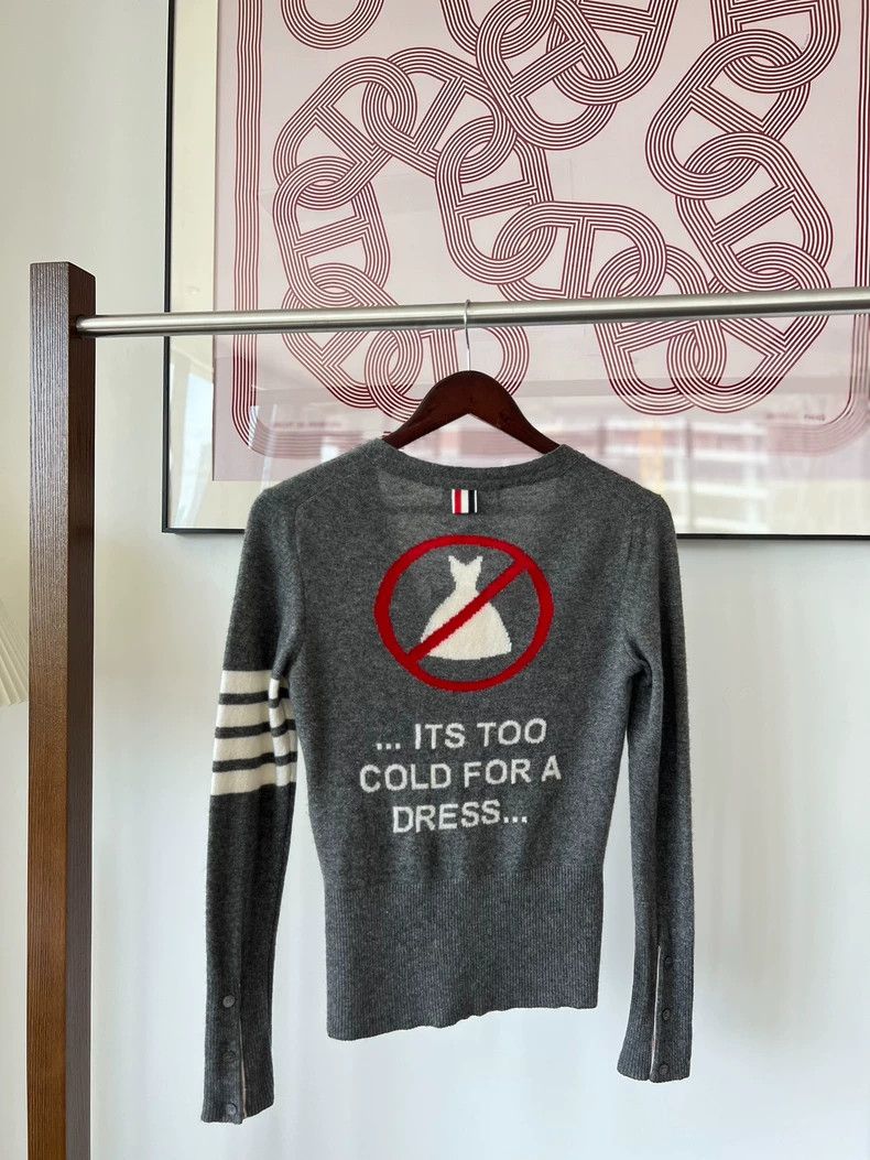 Thom Browne Thom Browne Long sleeve knit cardigan Size XS / US 0-2 / IT 36-38 - 3 Thumbnail