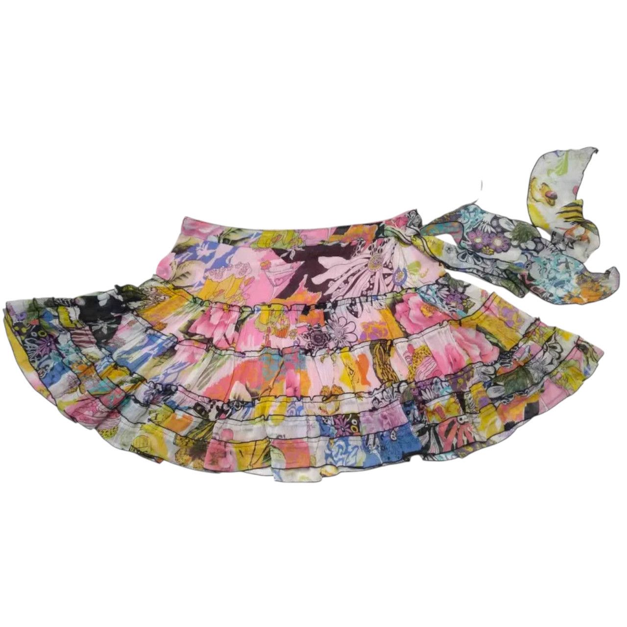 Other Chiffon layered mini skirt sz S Size 28" / US 6 / IT 42 - 1 Thumbnail