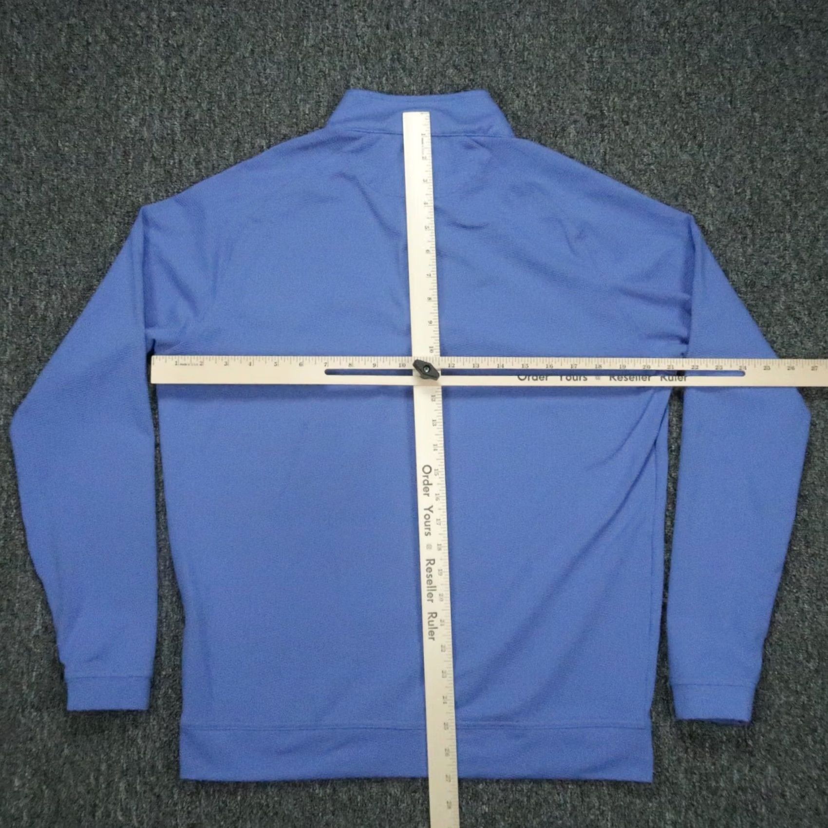 Peter Millar Peter Millar Pullover Men Medium Blue Perth Melange Performance Quarter Zip Golf Size US M / EU 48-50 / 2 - 6 Thumbnail