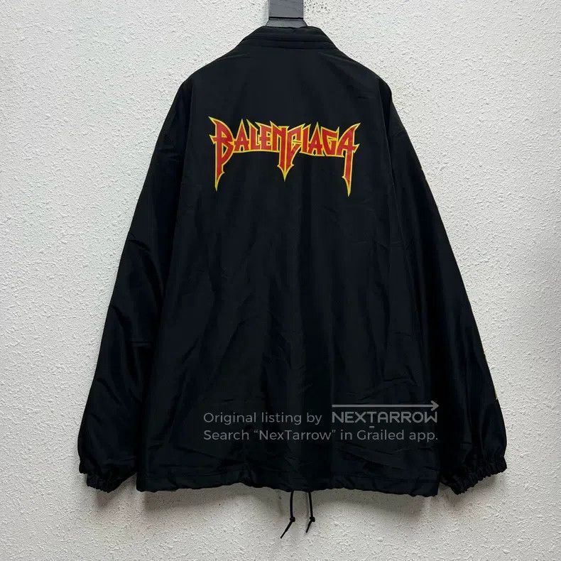 Balenciaga Balenciaga Black nylon rock band series lightning flame le Size US S / EU 44-46 / 1 - 2 Thumbnail