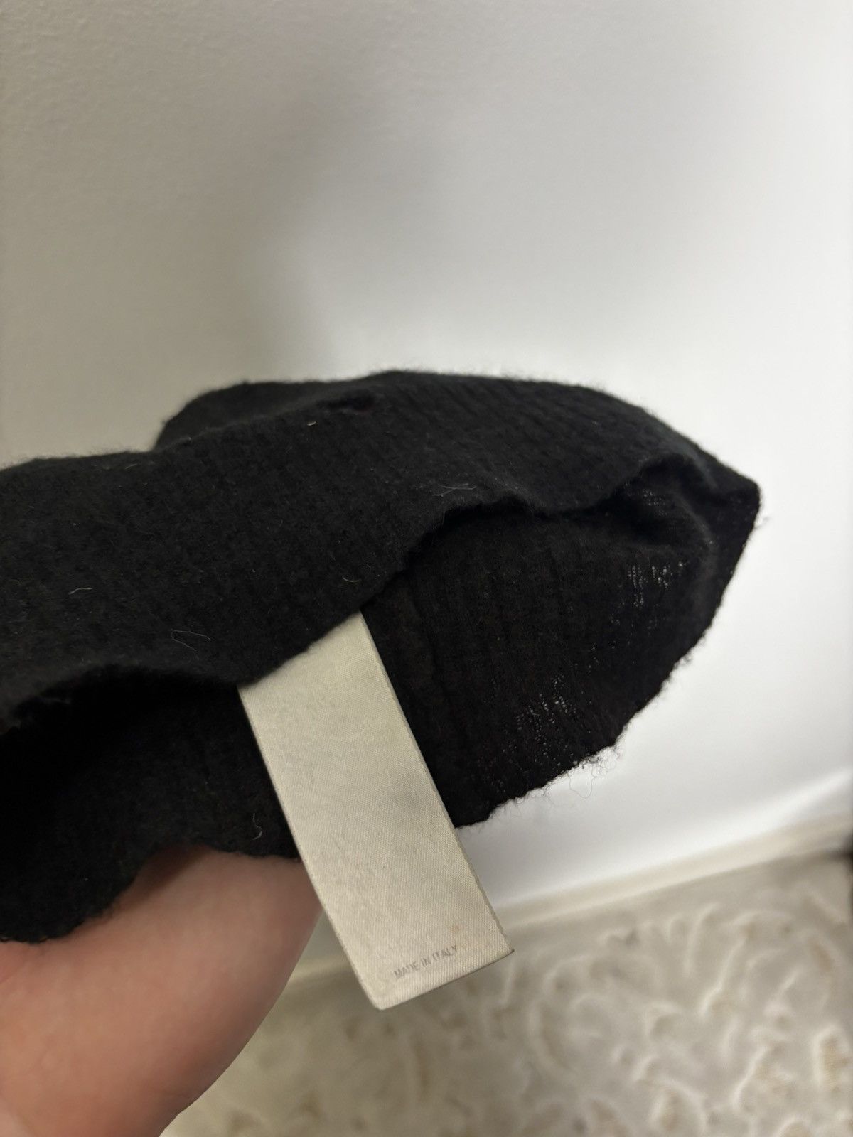 Rick Owens Rick Owens cashmere ski mask Size ONE SIZE - 3 Thumbnail