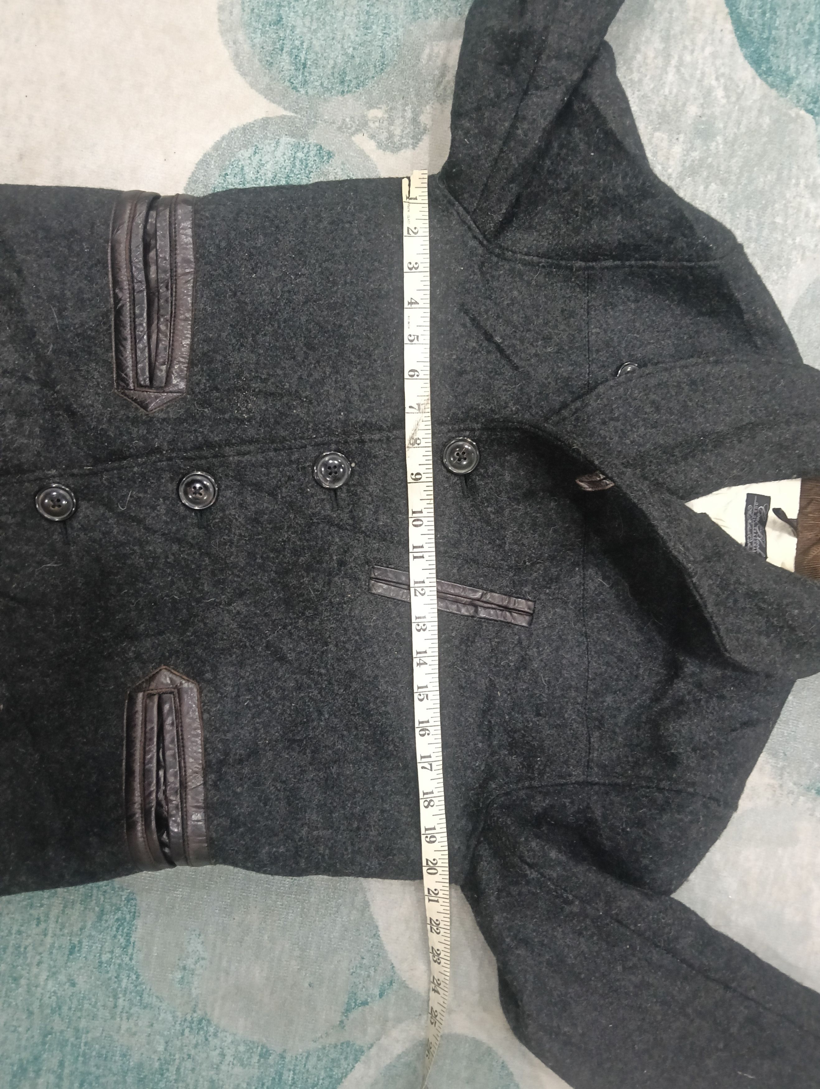 Yohji Yamamoto Coal Black Japanese Brand Wool Jacket Size US M / EU 48-50 / 2 - 14 Thumbnail