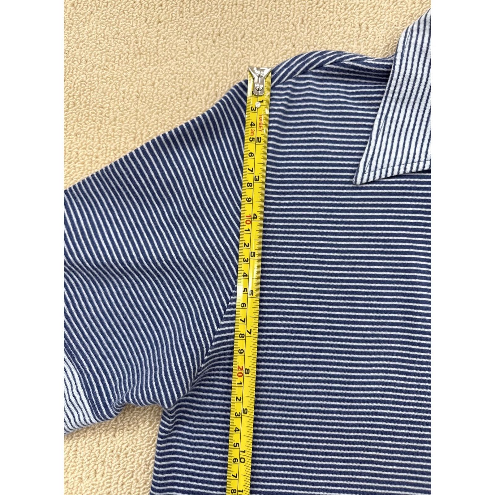 Lacoste VINTAGE Lacoste Men's Polo Shirt Blue White Striped Sz 3 Japan Cotton DH0435 Size US S / EU 44-46 / 1 - 7 Thumbnail