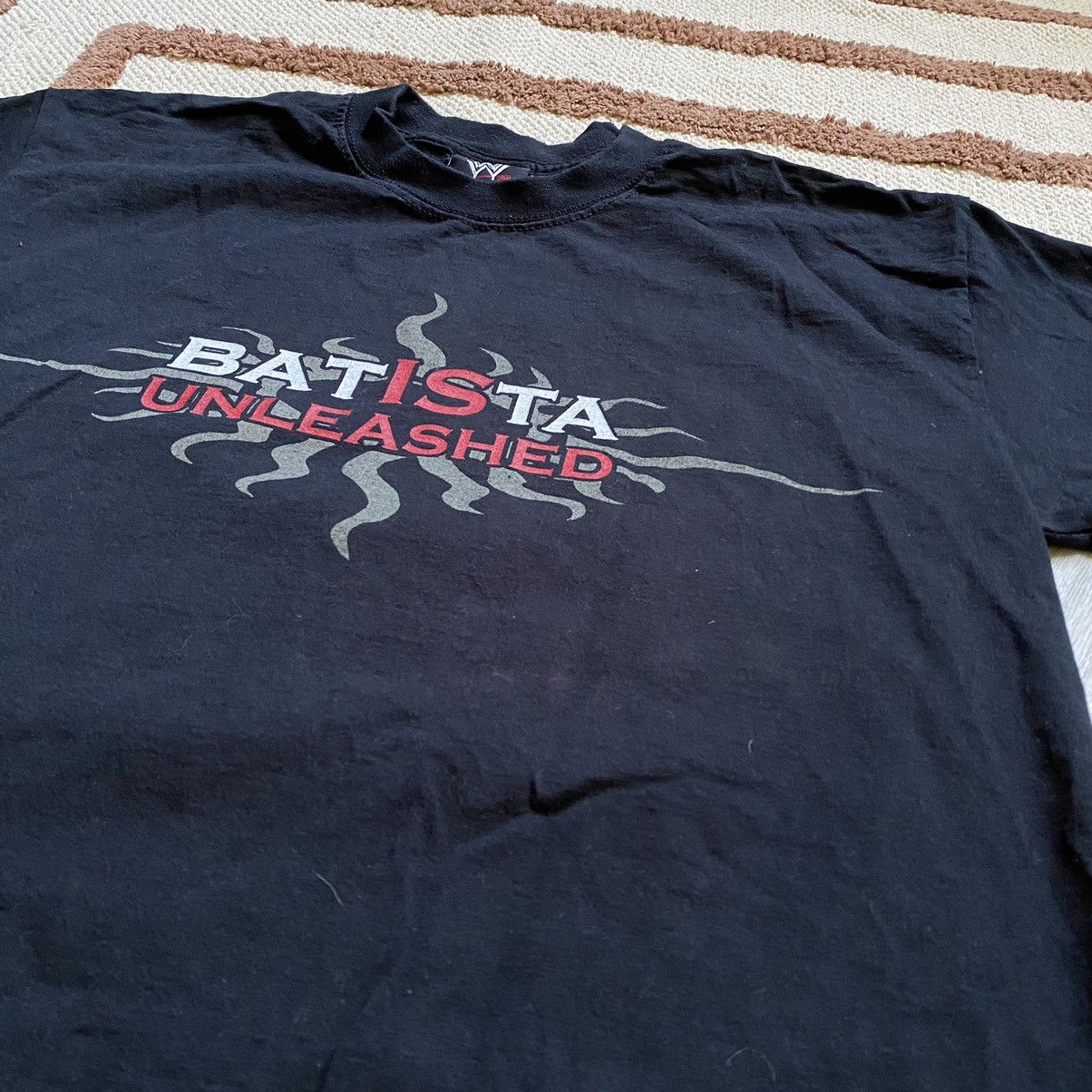 WWE WWE 2005 BATISTA UNLEASHED T SHIRT Size US S / EU 44-46 / 1 - 4 Thumbnail