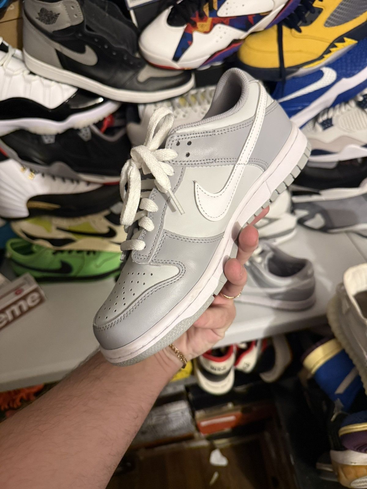 Nike Nike dunk low 2 tone grey size 7 Size US 7 / EU 40 - 3 Thumbnail