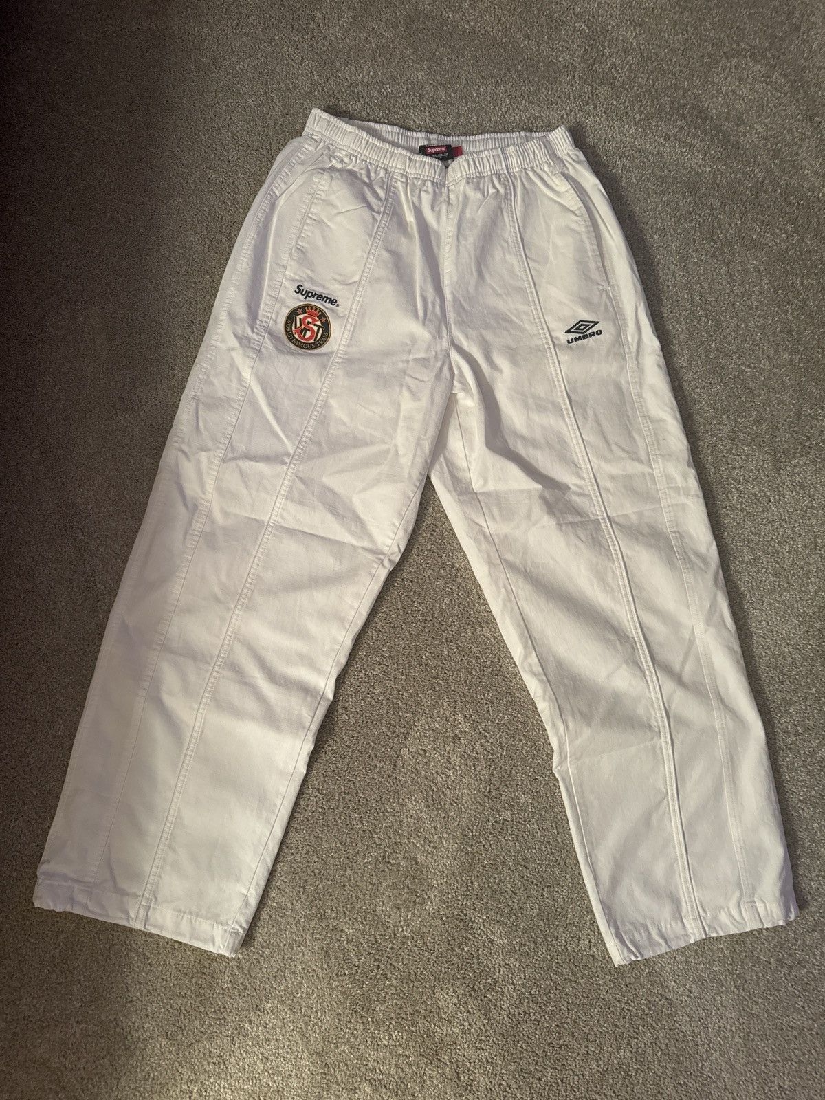 Supreme × Umbro supreme umbro cotton ripstop track pants | Grailed