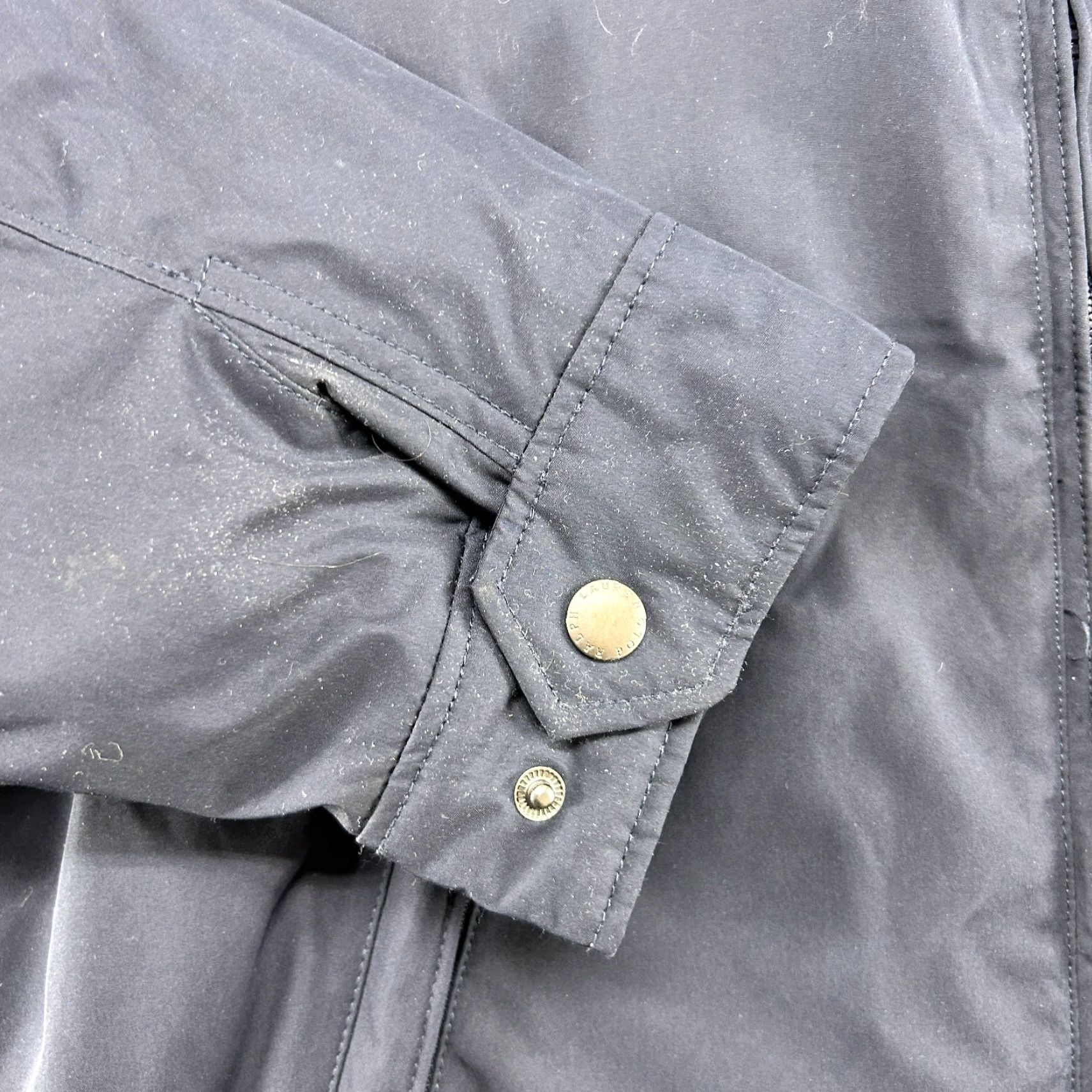 Polo Ralph Lauren Polo Ralph Lauren Jacket Mens 2XL Windbreaker Solid Blue Navy Lined Fleece Logo Polo Windbreaker 90s Mens Size US XXL / EU 58 / 5 - 5 Thumbnail
