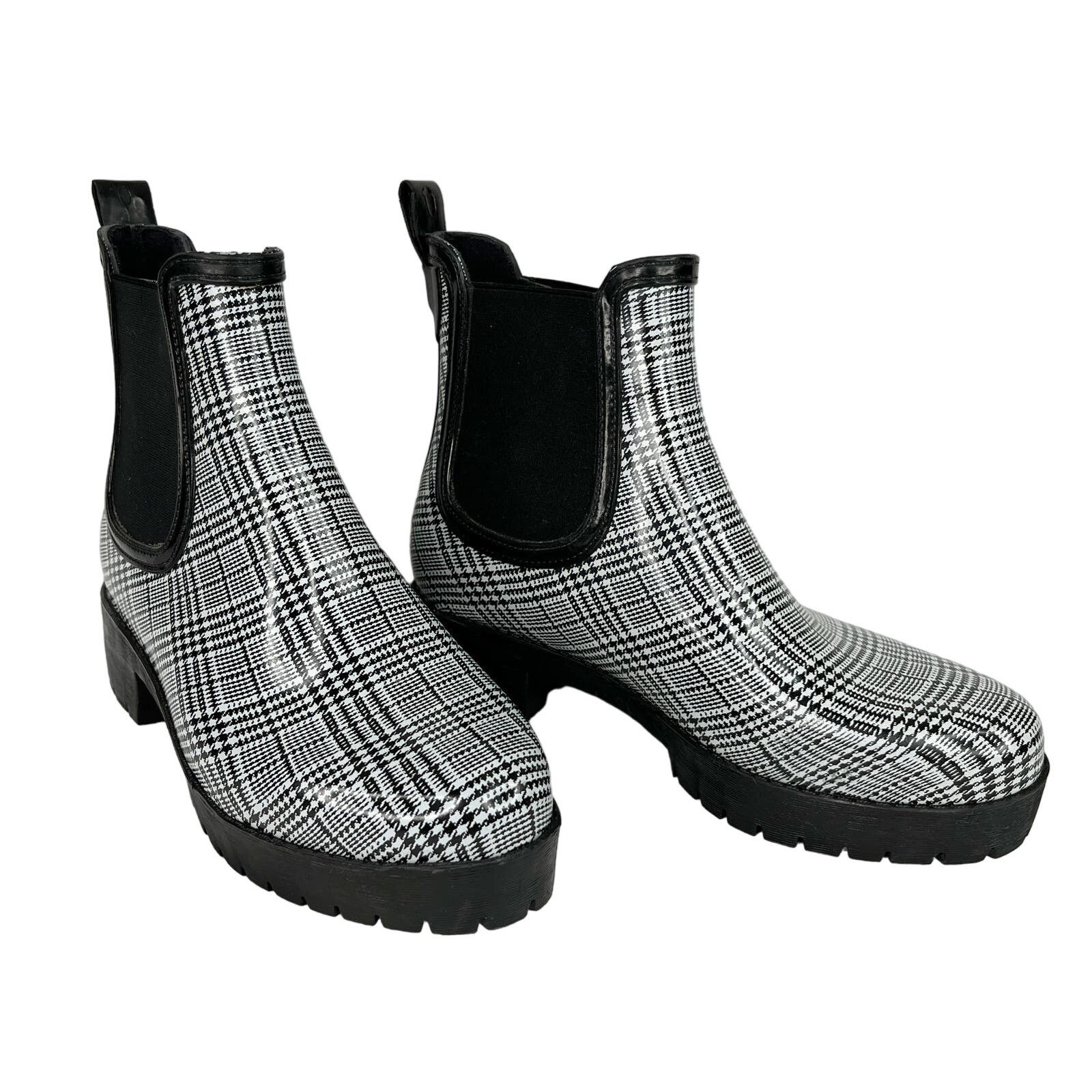 Jeffrey Campbell Jeffrey Campbell Cloudy Chelsea Plaid Rain Boots EU 38 US 7 Size US 7 / IT 37 - 9 Thumbnail