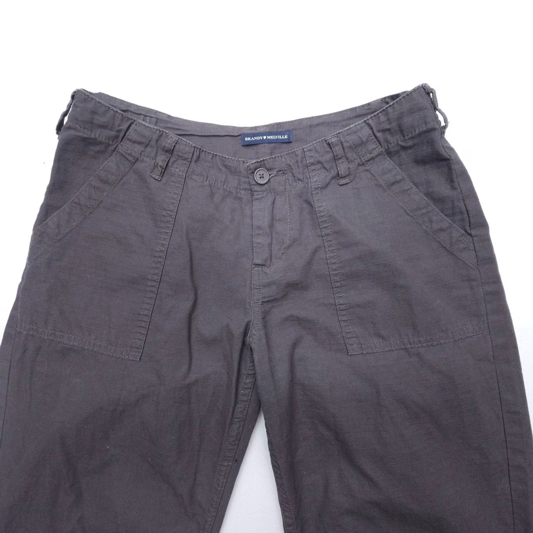 Brandy Melville Brandy Melville Parker Cargo Pants Utility Trousers Gray OS Adjustable Women Jeans OS Regular 5-Pocket Design City Vintage No Size 28" / US 6 / IT 42 - 3 Thumbnail