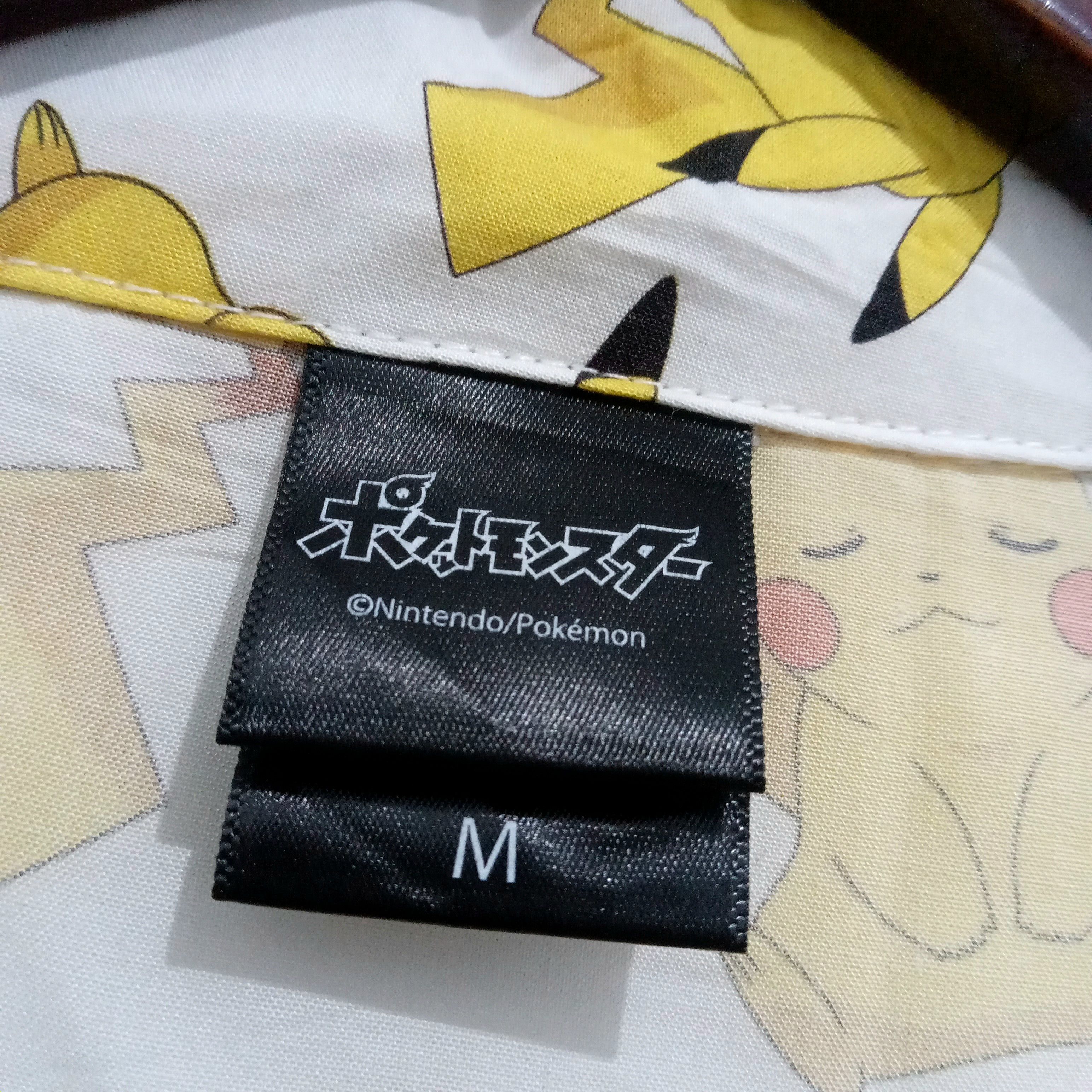Japanese Brand × Nintendo × Pokemon Pokemon x Nintendo pikachu allover shirt Size US M / EU 48-50 / 2 - 5 Thumbnail