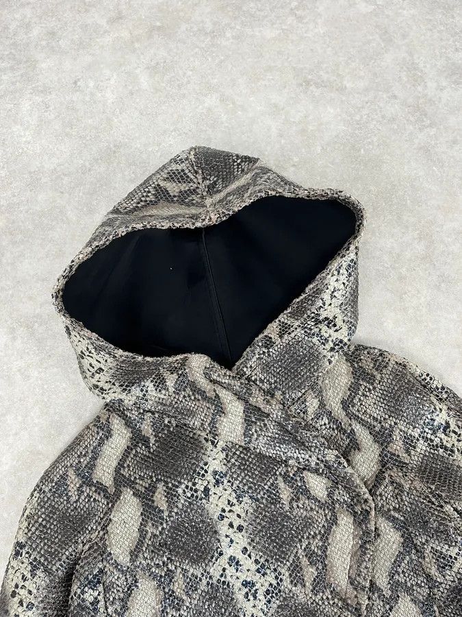 Giorgio Armani AW2014 Giorgio Armani Python Snakeskin Effect Light Hood Jacket Size S / US 4 / IT 40 - 7 Thumbnail