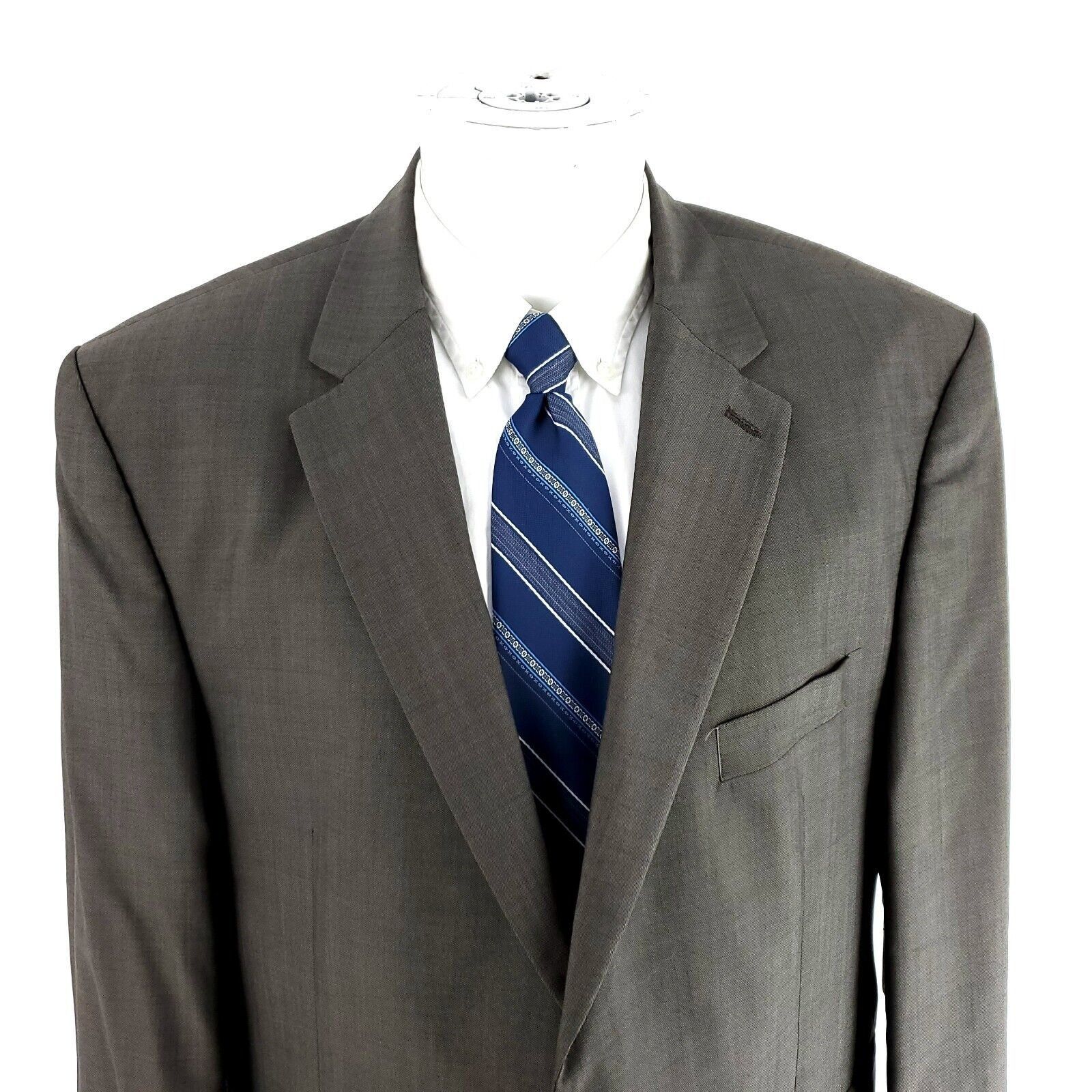 Savile Row Savile Row Alexandre London Wool 2 Button Blazer 44R Beige B Size 44R - 1 Thumbnail