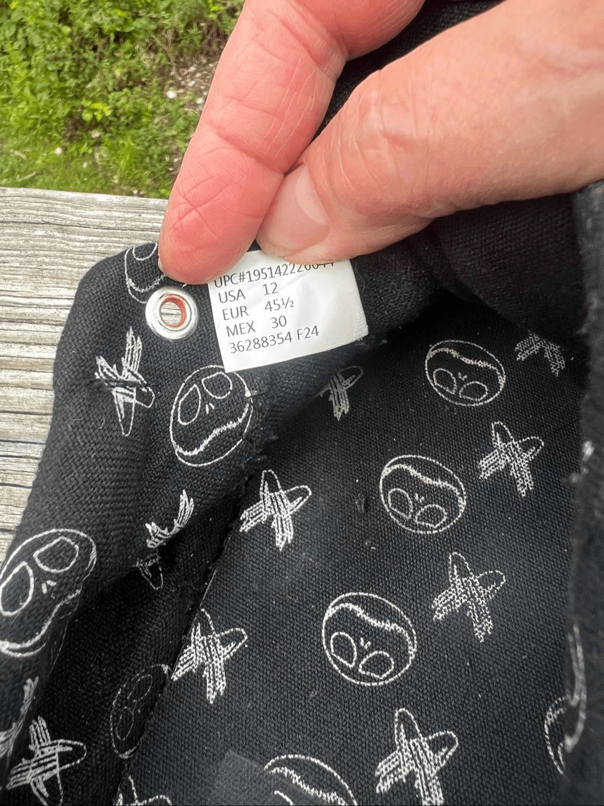 Disney Nightmare Before Christmas 12 Jack Skellington Sneakers Size US 12 / EU 45 - 9 Thumbnail
