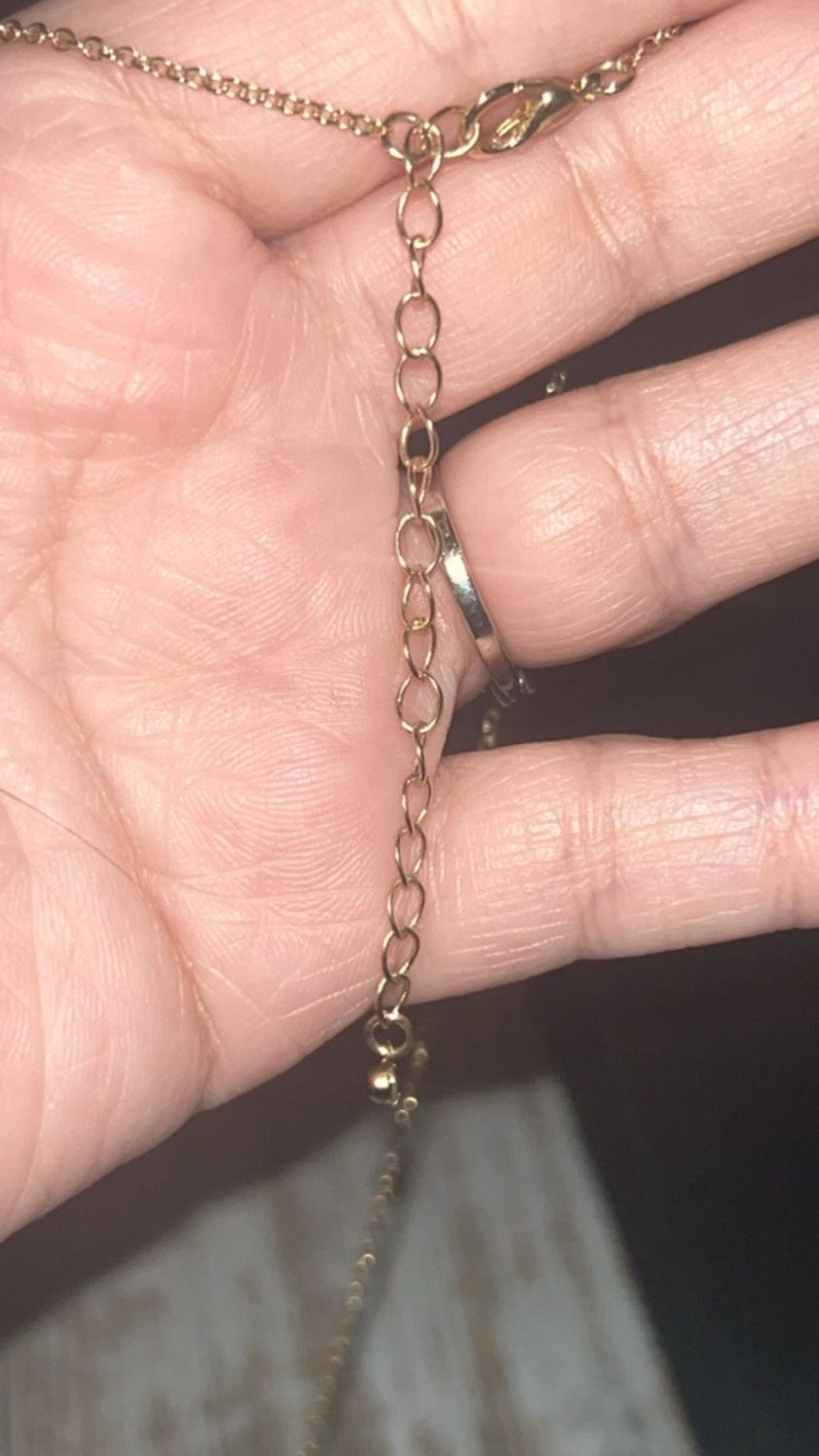 The Unbranded Brand Women's Unbranded Gold Tone Aquarius Script Necklace One Siz Size ONE SIZE - 4 Thumbnail