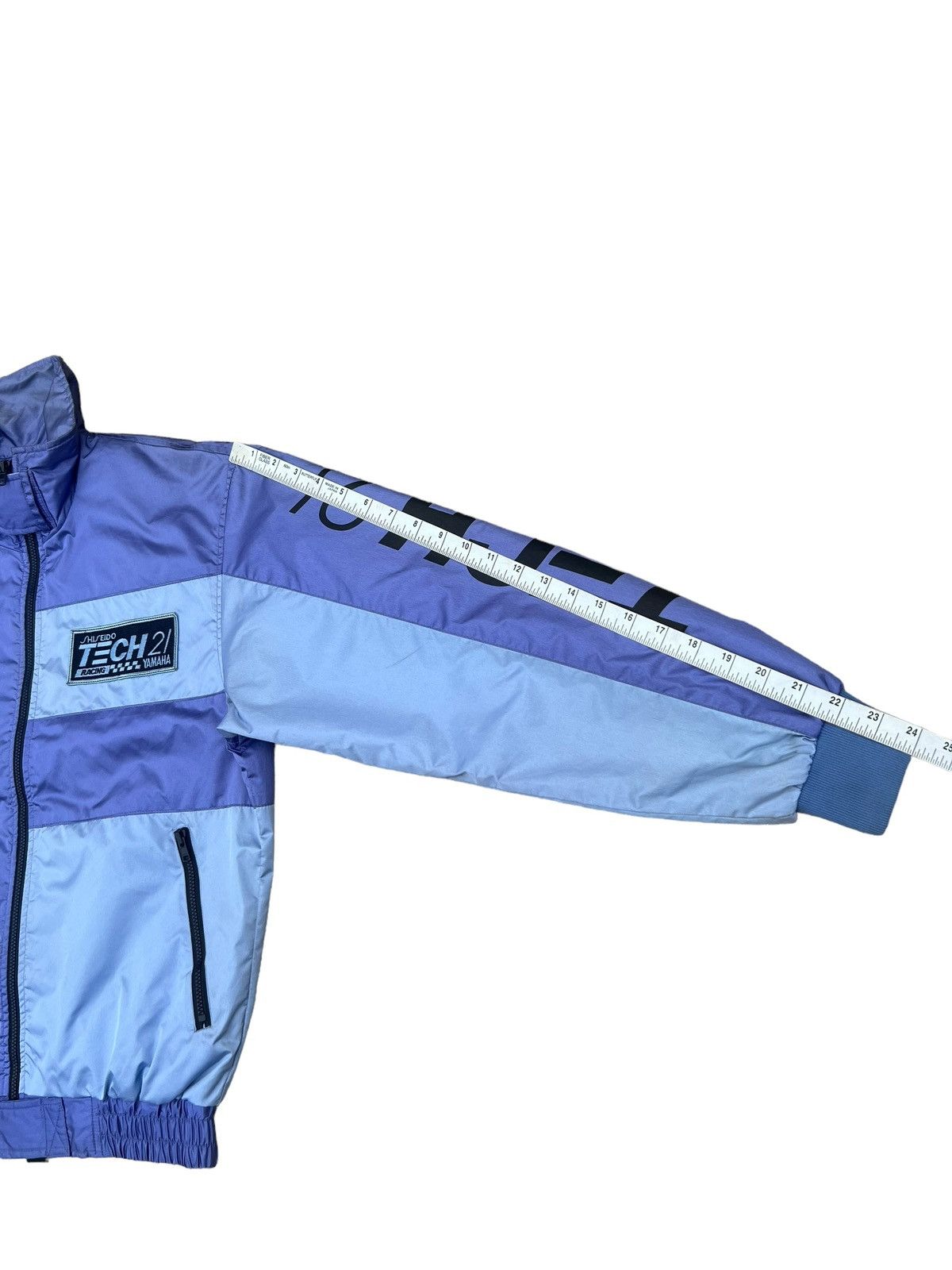 Vintage VTG 90s Yamaha Shiseido Racing Tech 21 Riding Wear Jacket Size US L / EU 52-54 / 3 - 3 Thumbnail