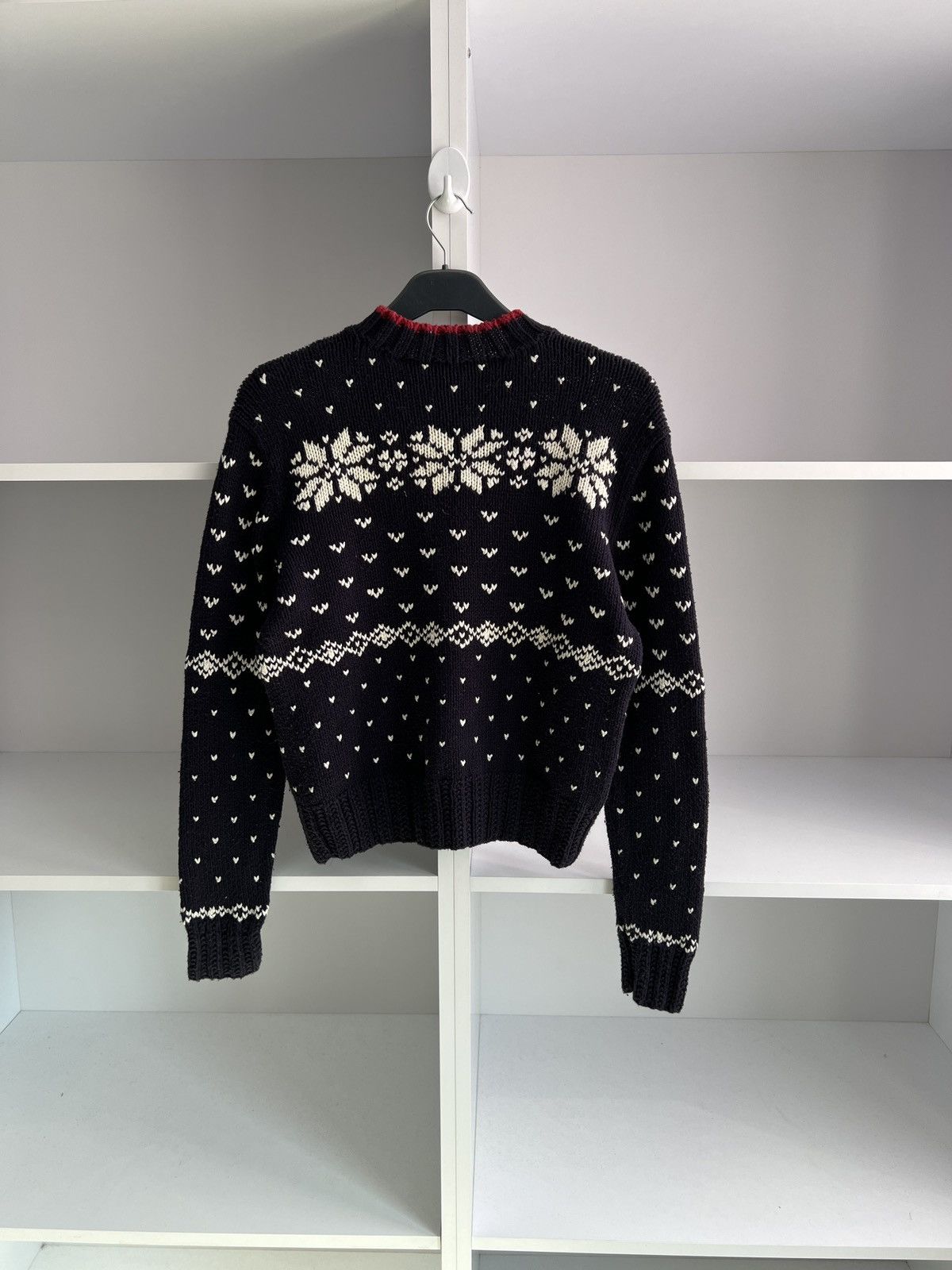 Polo Ralph Lauren × Ralph Lauren Sport × Vintage Vintage Polo Sport Sweater Women’s Navy American Flag Size M / US 6-8 / IT 42-44 - 9 Thumbnail