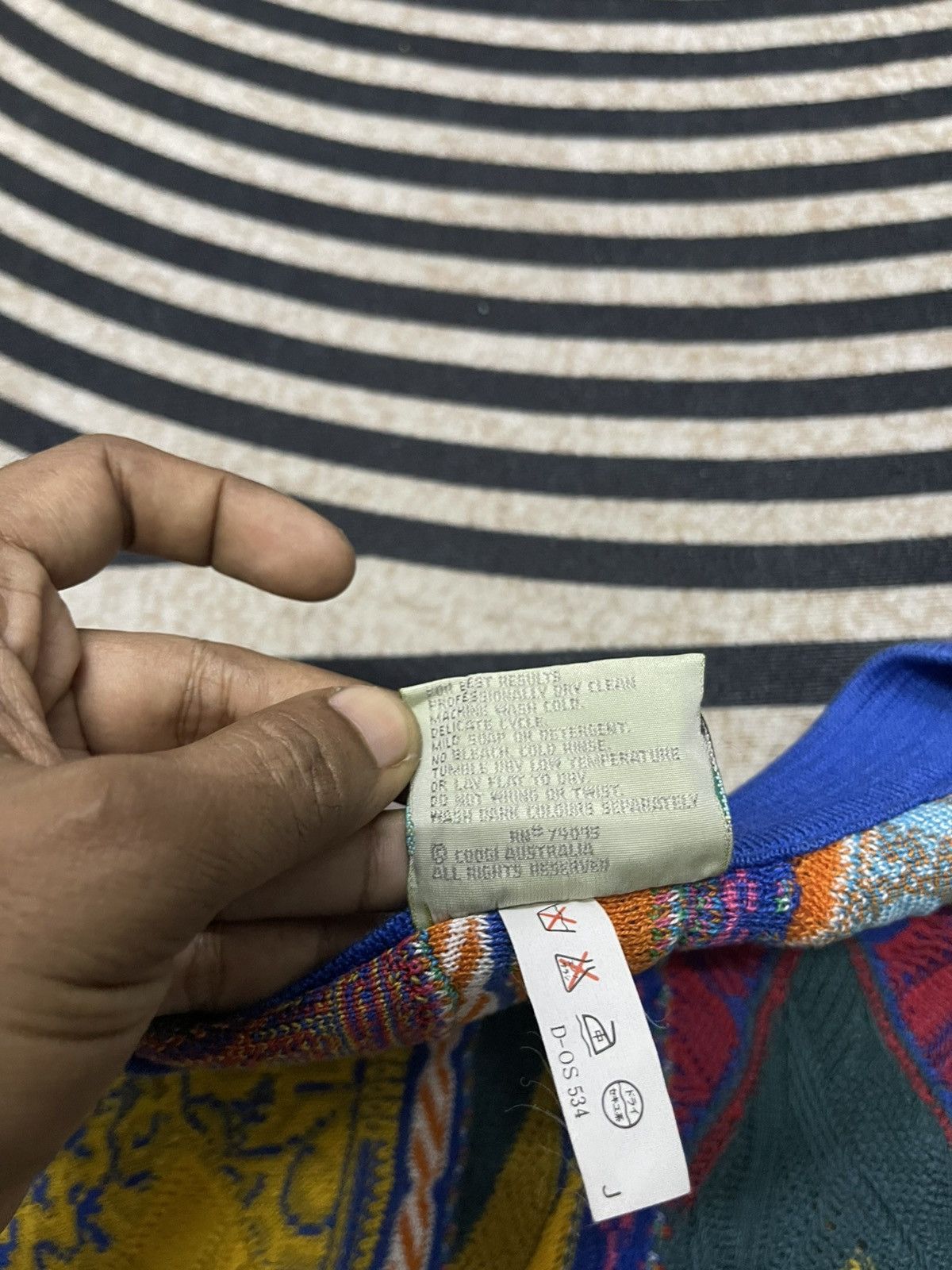 Coogi ❌RARE❌ VINTAGE COOGI KNITWEAR MULTICOLOUR 3D BIGGIE Size US S / EU 44-46 / 1 - 11 Thumbnail