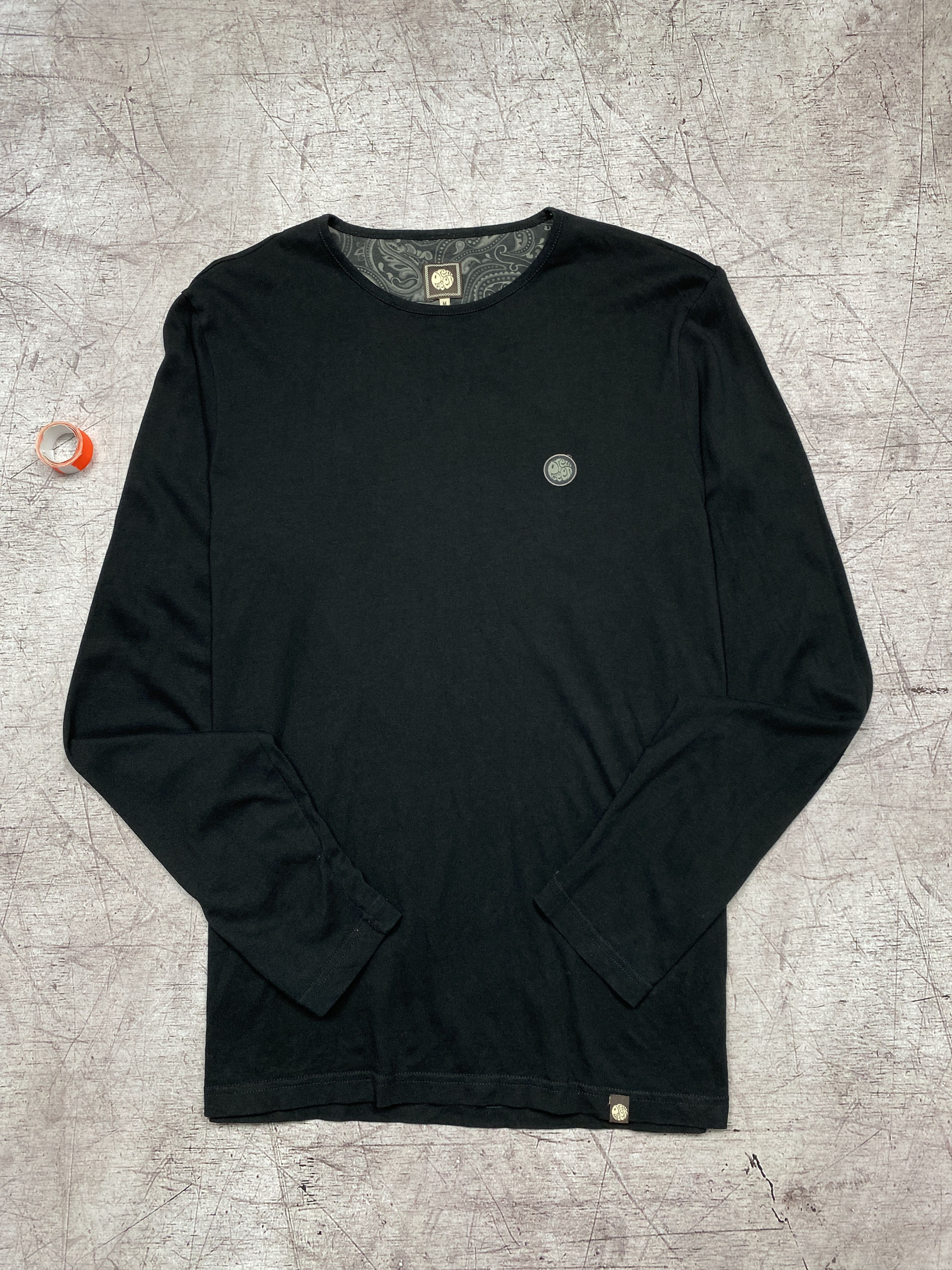 Pretty Green × Vintage Pretty Green Vintage Mens Crew Neck Long Sleeve T-Shirt Size US M / EU 48-50 / 2 - 1 Thumbnail