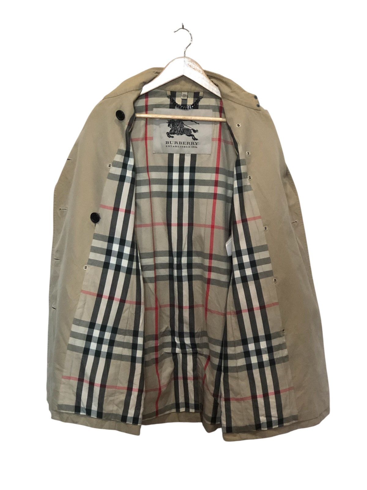 Burberry Burberry Porsum Button Long Coat Size US XS / EU 42 / 0 - 10 Thumbnail