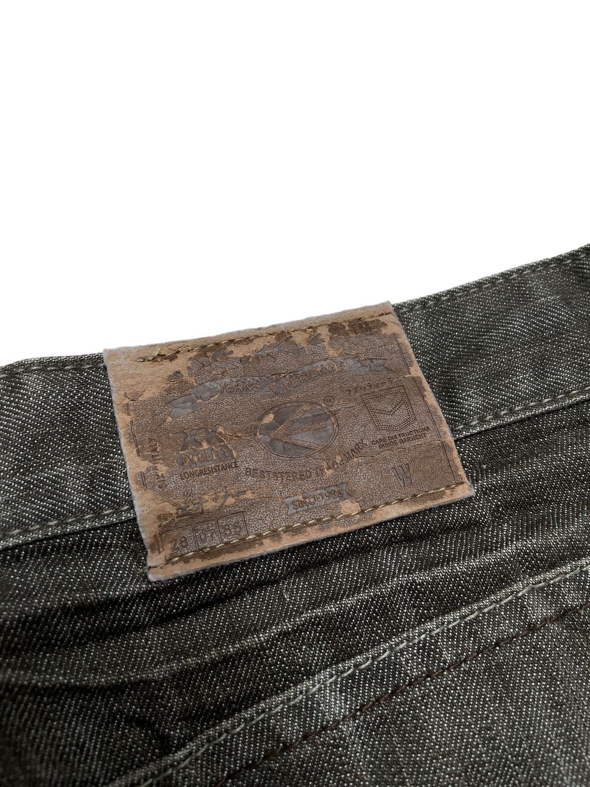Designer × Energie × If Six Was Nine Rare Design Vintage Brand Energie Jeans 2000s Size US 34 / EU 50 - 10 Thumbnail