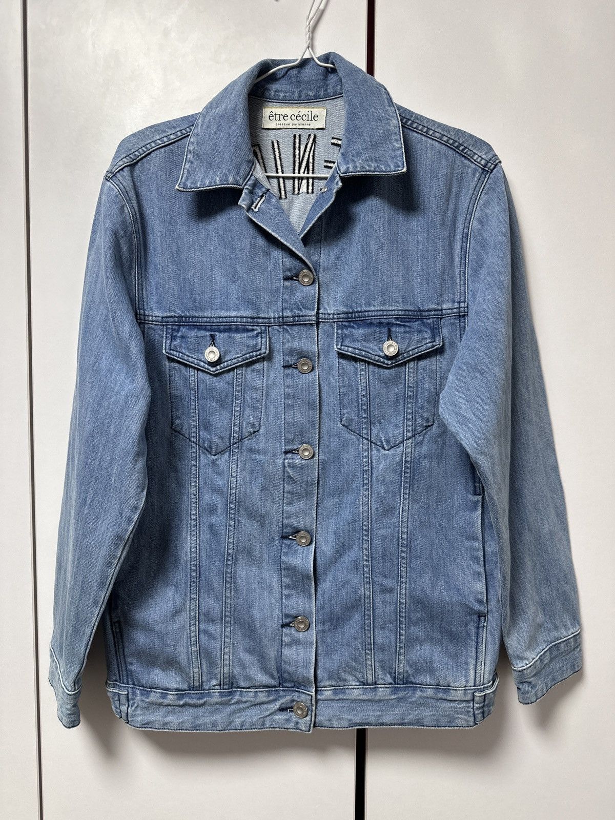 Other Être Cécile presque parisiene denim jacket luxury Size S / US 4 / IT 40 - 3 Thumbnail