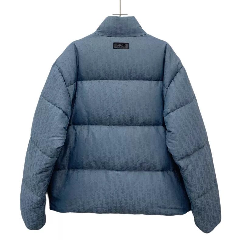 Dior Dior Blue old flower printed down jacket Size US L / EU 52-54 / 3 - 2 Thumbnail