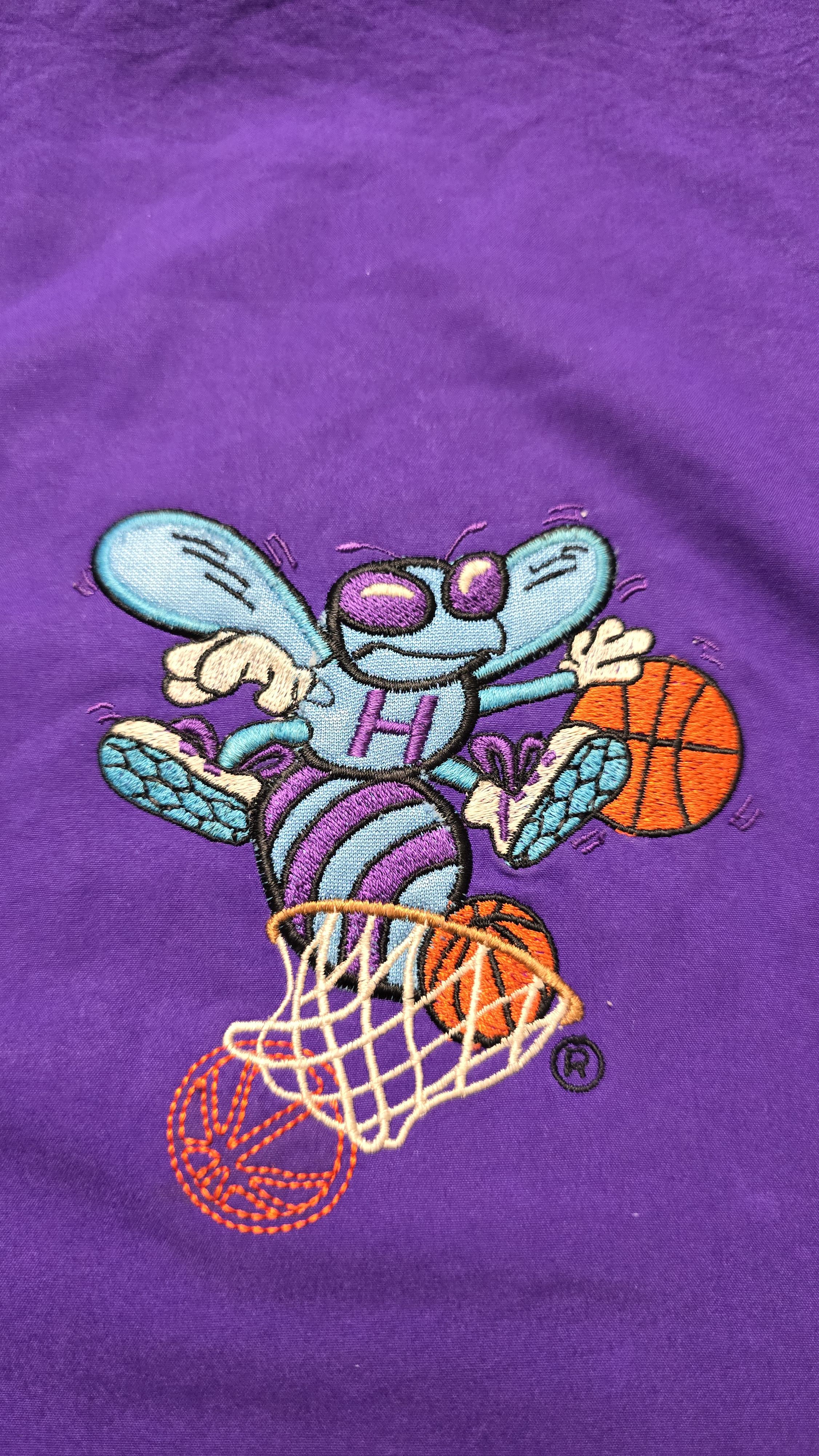 Logo Athletic VTG 90s Charlotte Hornets Logo Athletic Match 1 Jacket Size US L / EU 52-54 / 3 - 17 Thumbnail