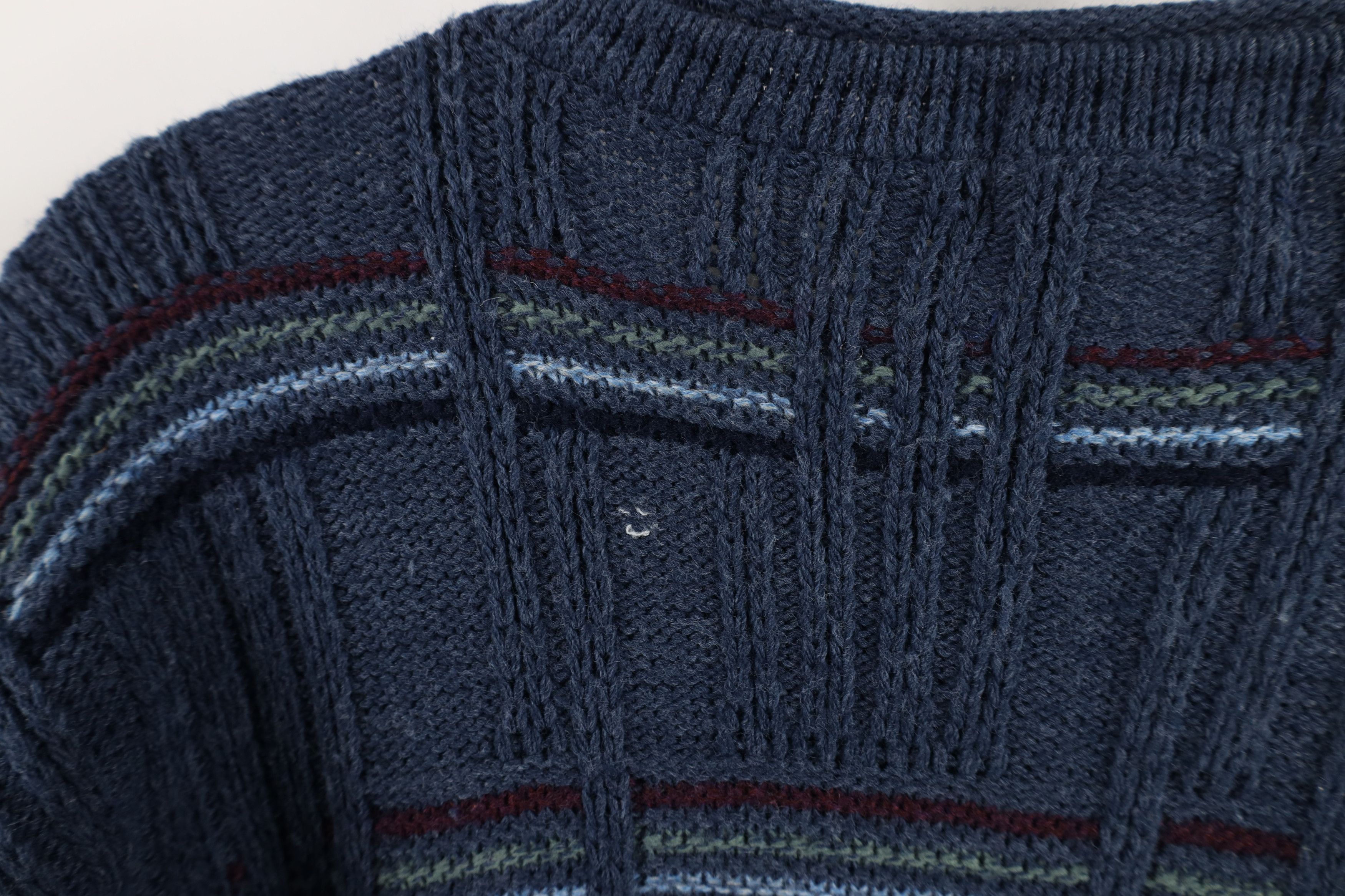 Vintage Vintage 90s Streetwear Textured Marled Knit Sweater USA Size US L / EU 52-54 / 3 - 8 Thumbnail