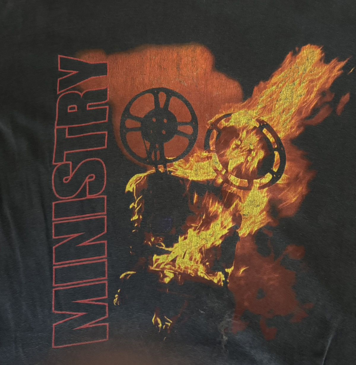 Band Tees Ministry - 1996 Sphinctour tee Skinny Puppy NIN Size US XXL / EU 58 / 5 - 1 Thumbnail