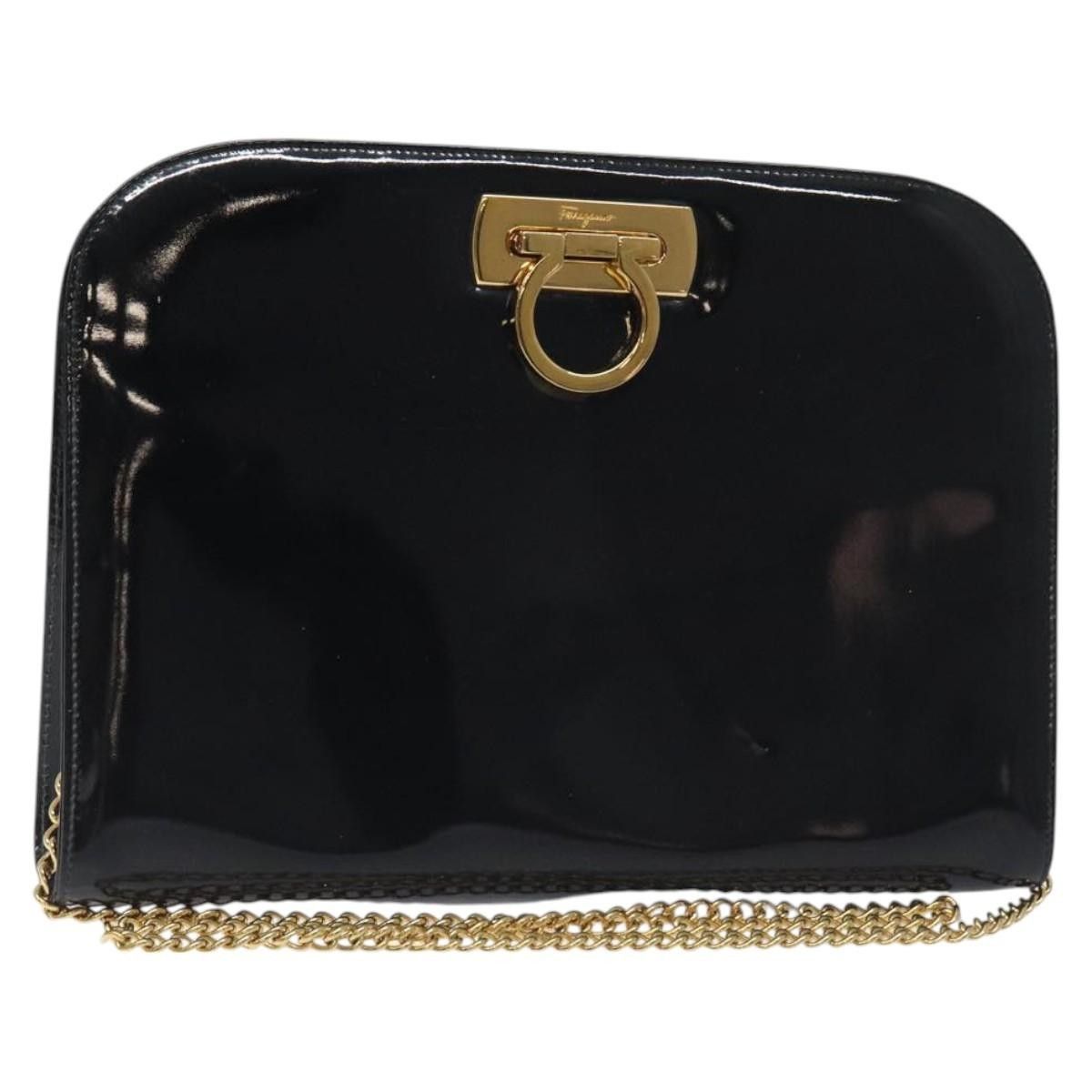 Salvatore Ferragamo Salvatore Ferragamo Vintage Gancini Chain Shoulder Bag Leather Size ONE SIZE - 1 Thumbnail