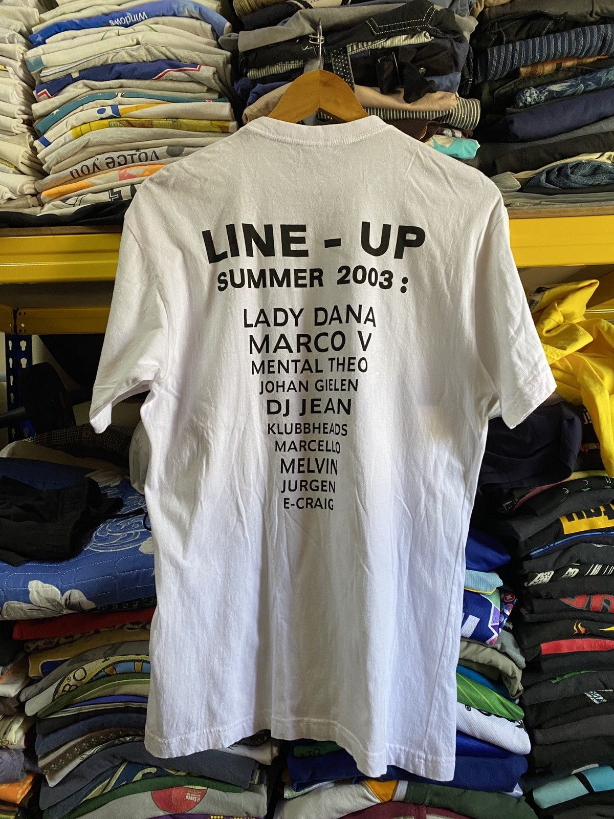 Rap Tees Vintage 00s Mallorca Lineup Summer 2003 Electronics Rave Dj Size US M / EU 48-50 / 2 - 1 Thumbnail