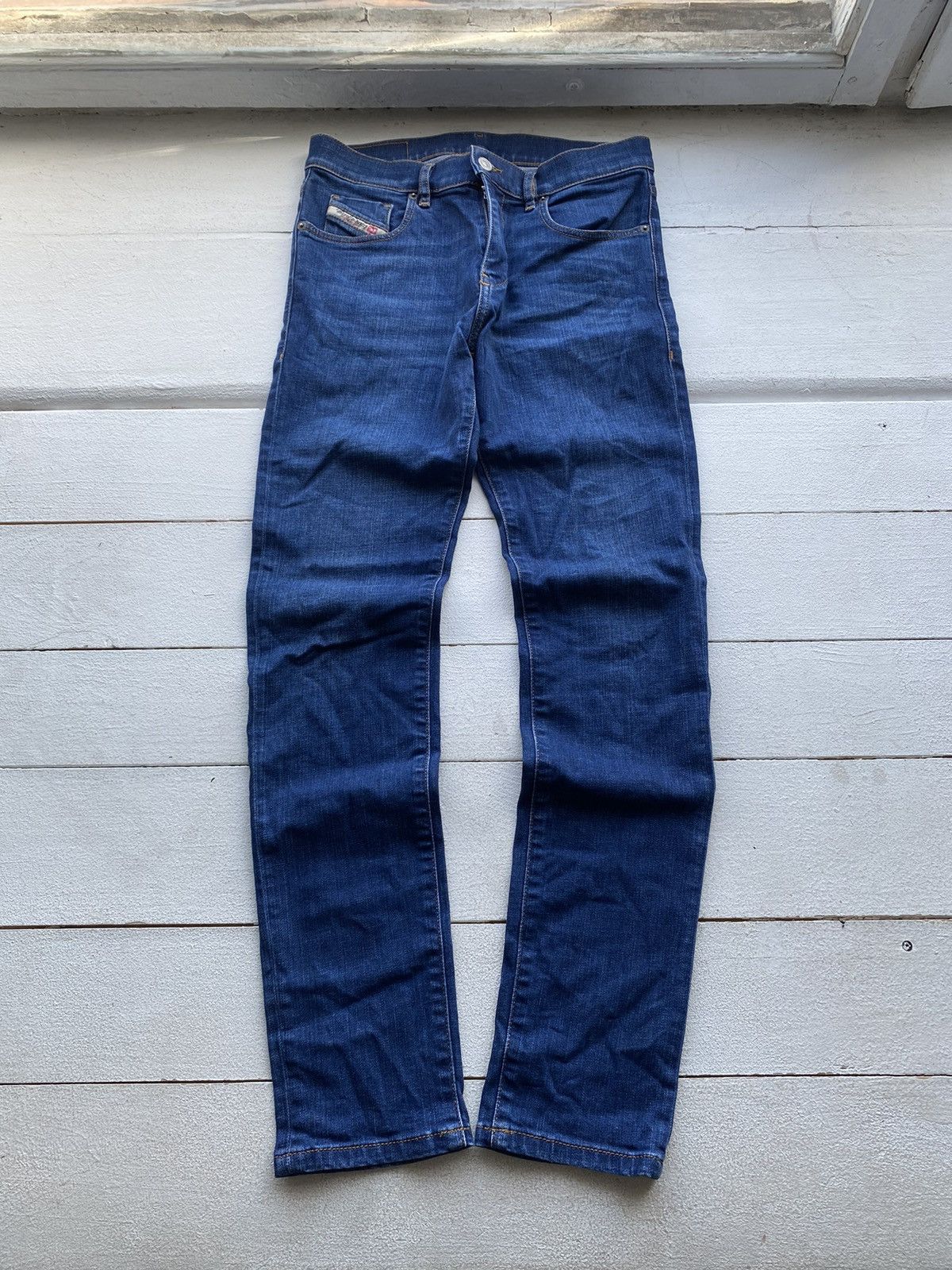 20471120 × Diesel Diesel Opium Skinny Punk Gothic Designer Denim Jeans Rare Size US 29 - 1 Thumbnail