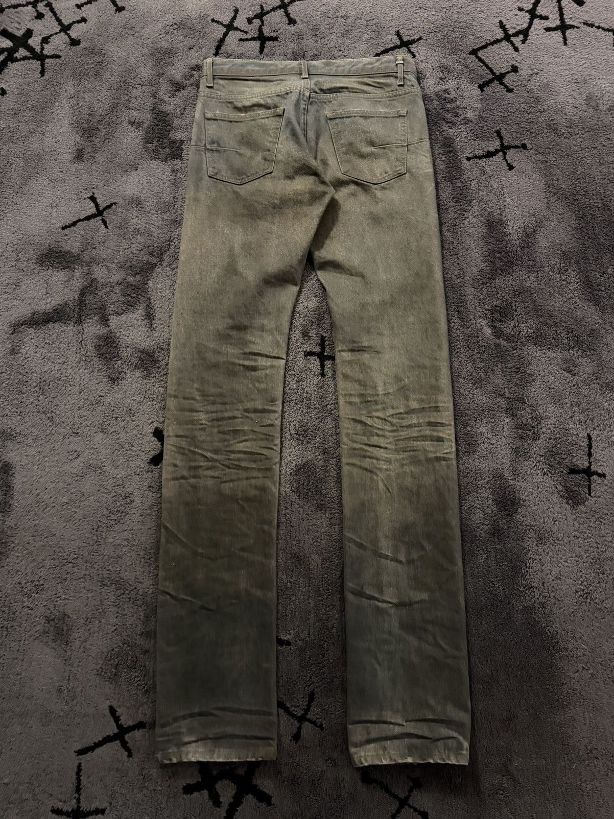Dior SS04 Dirty Bleu Clair Denim Size US 27 - 4 Thumbnail