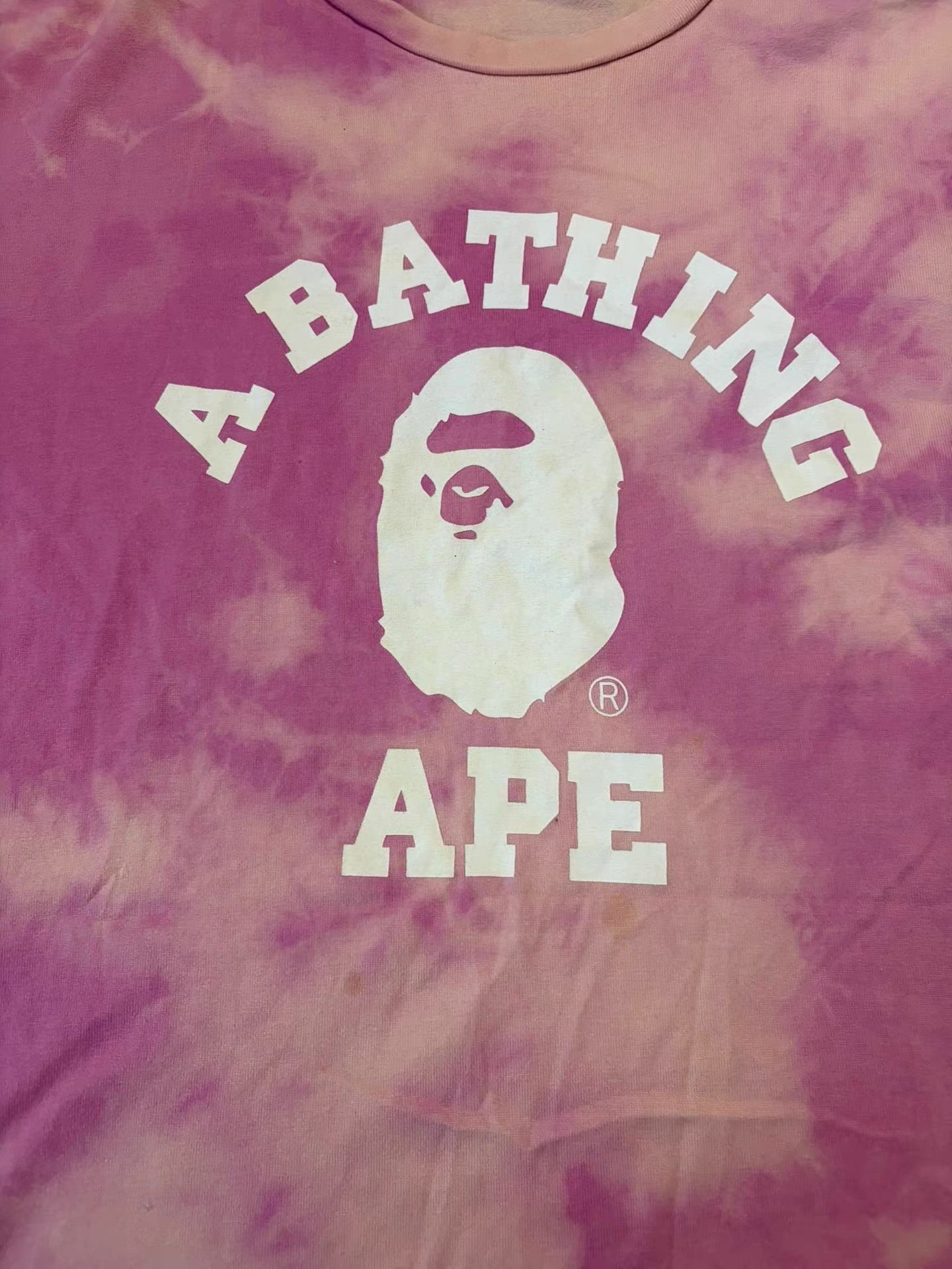 Bape Bape Tie-Dye T-Shirt Size US L / EU 52-54 / 3 - 2 Thumbnail
