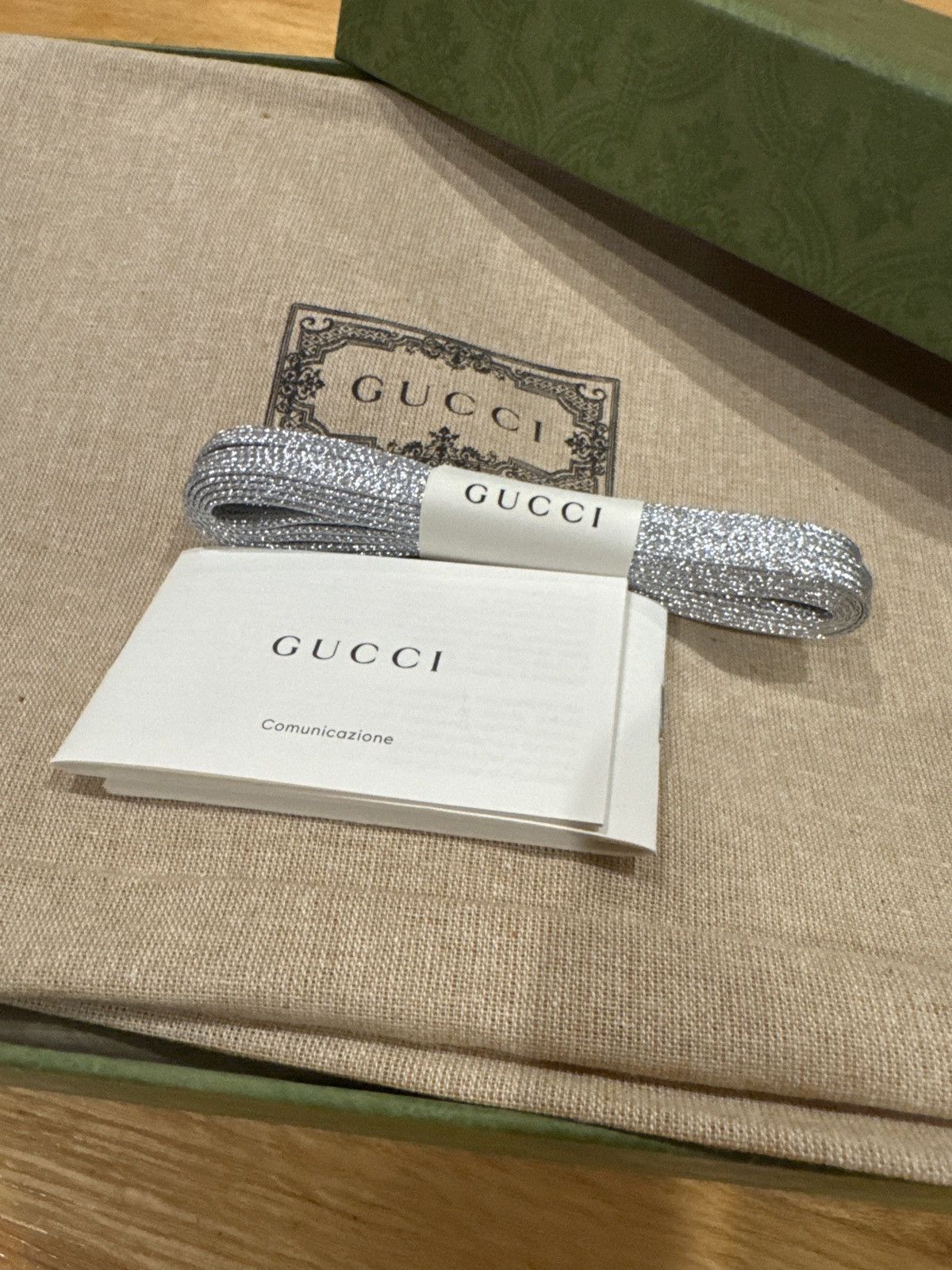 Gucci Gucci Ultrapace Glitter Sneakers Silver Mesh Size US 8 / EU 41 - 10 Thumbnail