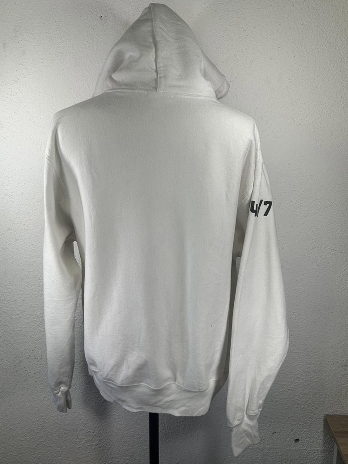 Champion Champion Vintage Large White Reverse Weave Hoodie Size US L / EU 52-54 / 3 - 5 Thumbnail