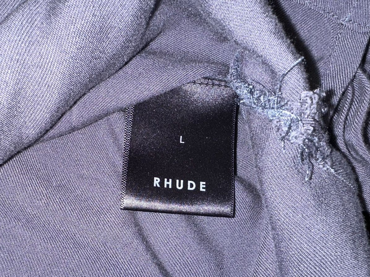 Rhude Rhude L/S Button Up Mechanic PJ Night Shirt Gray Size Large Size US L / EU 52-54 / 3 - 4 Thumbnail