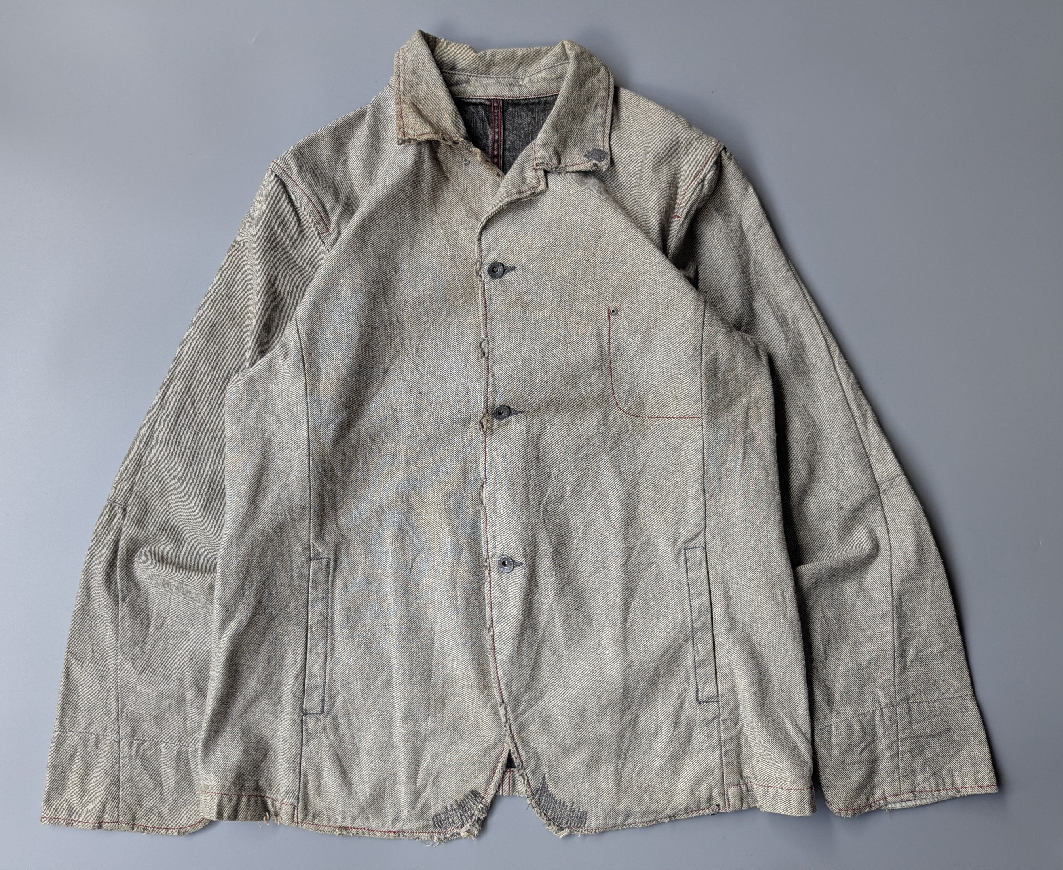 Japanese Brand Royal Blue chore denim jacket Size US L / EU 52-54 / 3 - 1 Thumbnail