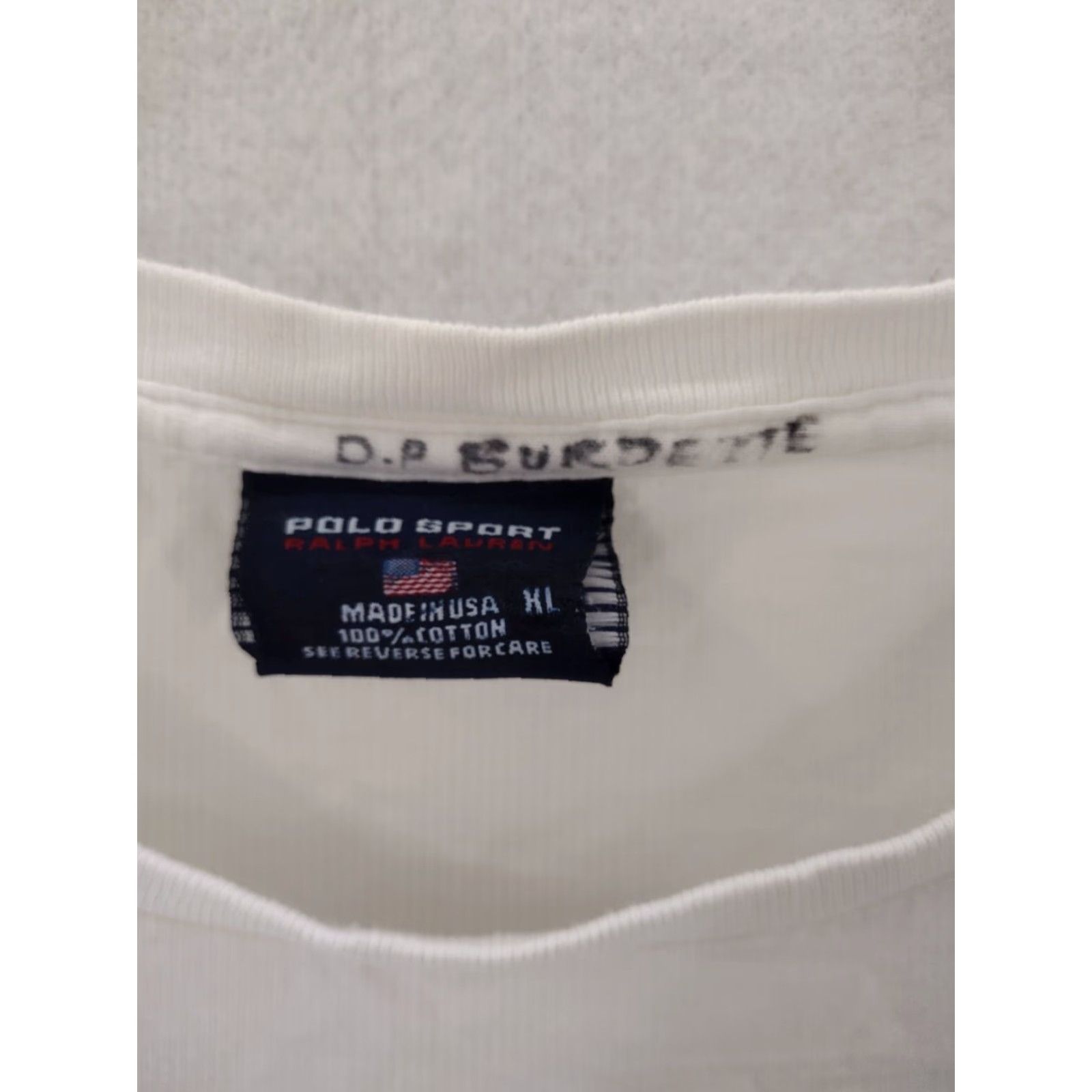Vintage VINTAGE Polo Sport Shirt Mens XL White Logo 90s Compass Sports T-Shirt Mens XL White Vintage Polo Sport Shirt Size US XL / EU 56 / 4 - 3 Thumbnail