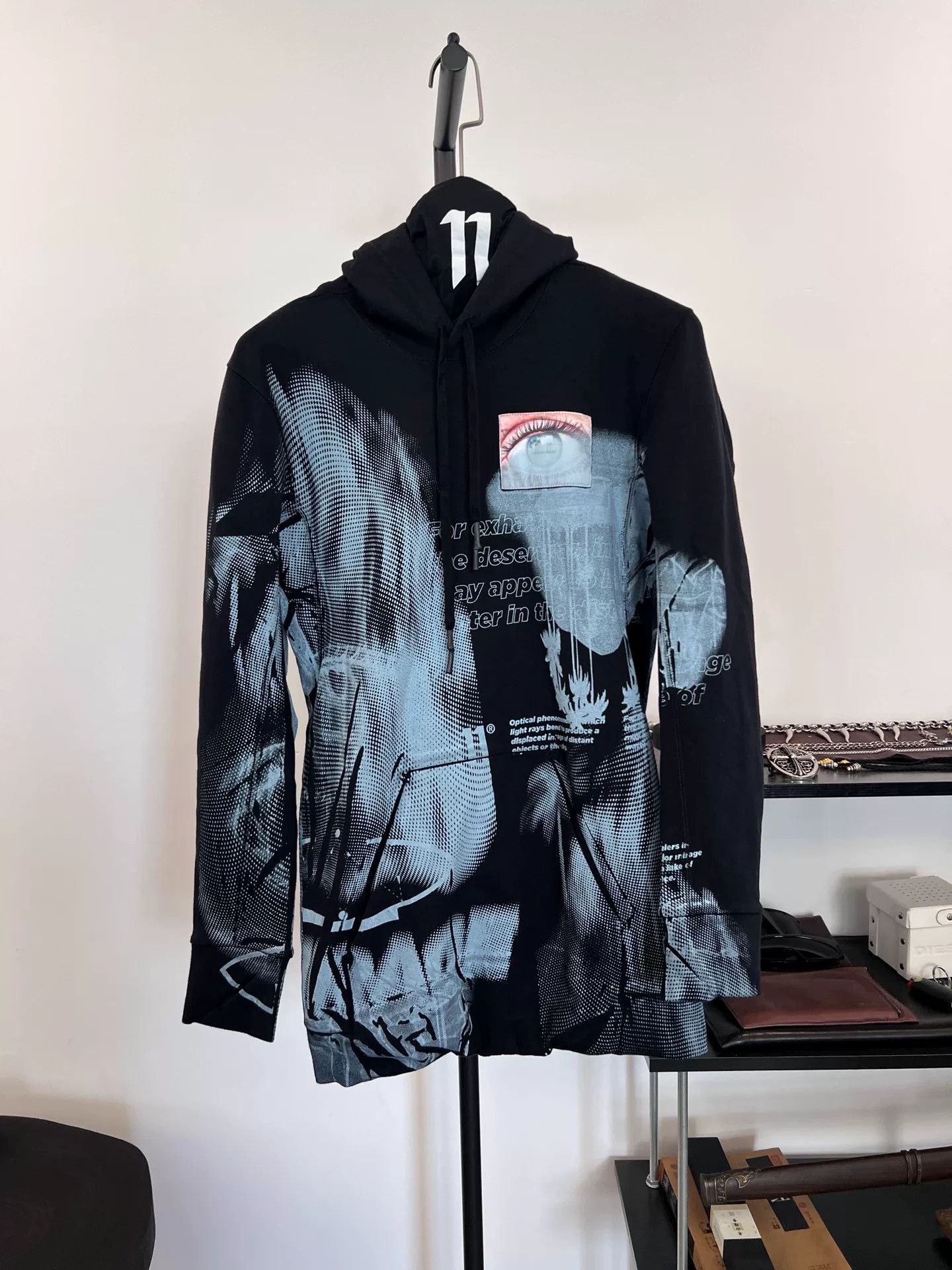 11 By Boris Bidjan Saberi Boris Bidjan Saberi 11by BBS Patch Hoodie Size US XXS / EU 40 - 1 Thumbnail